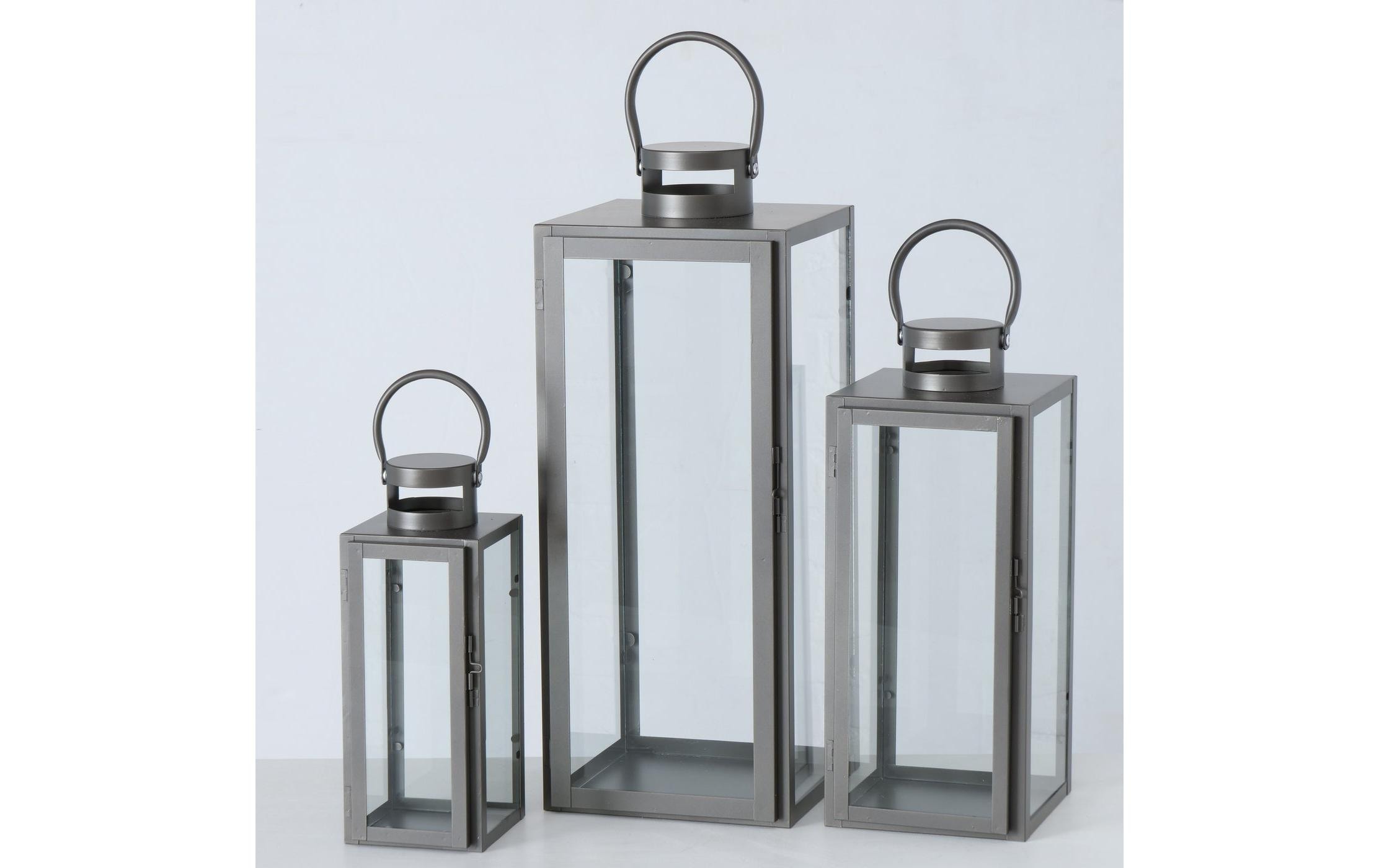 BOLTZE Lanterne à bougie »Arana 3-teilig«