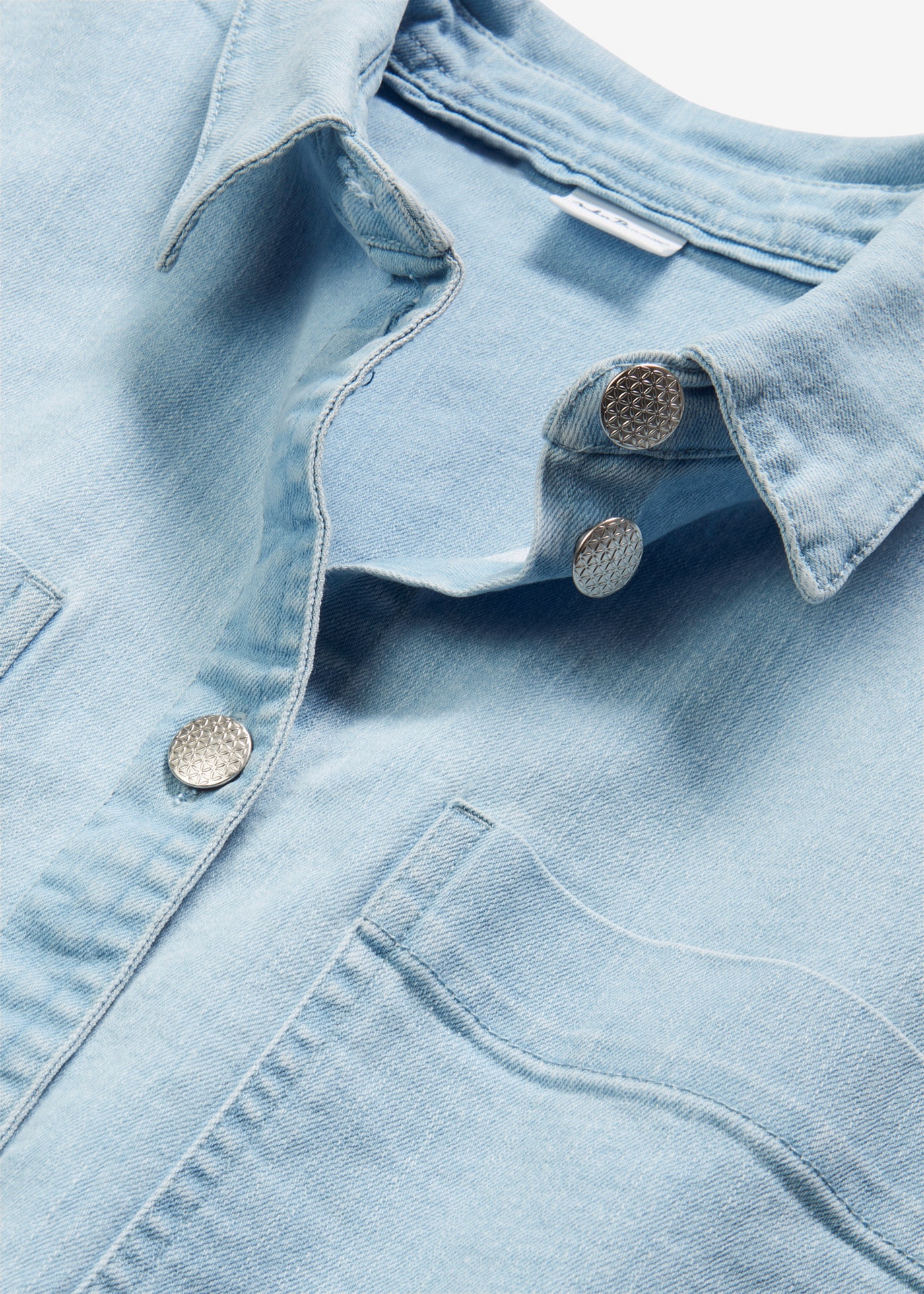 bonprix Blouse en jean »Kurze Boxy-Jeansbluse« Kurze Boxy-Jeansbluse