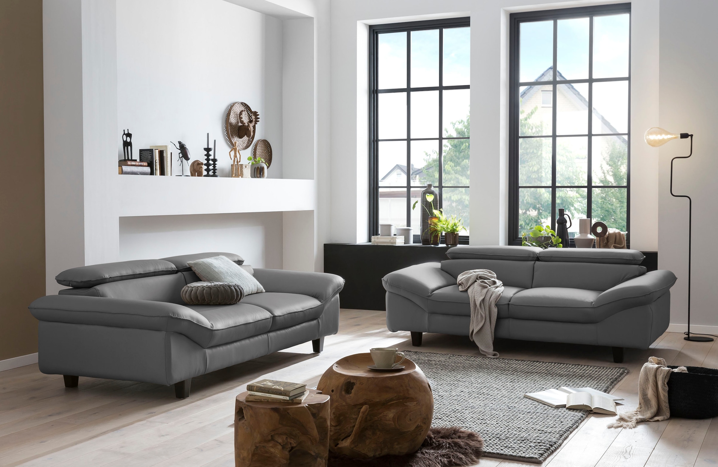 Home affaire 3-places »Pilot« Big-Sofa mit Kopfteilverstellung