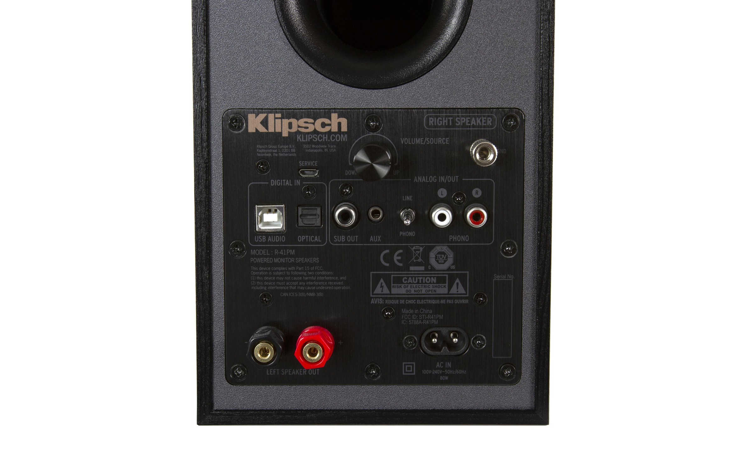 Klipsch Regal-Lautsprecher »Paar R-41PM Schwarz«