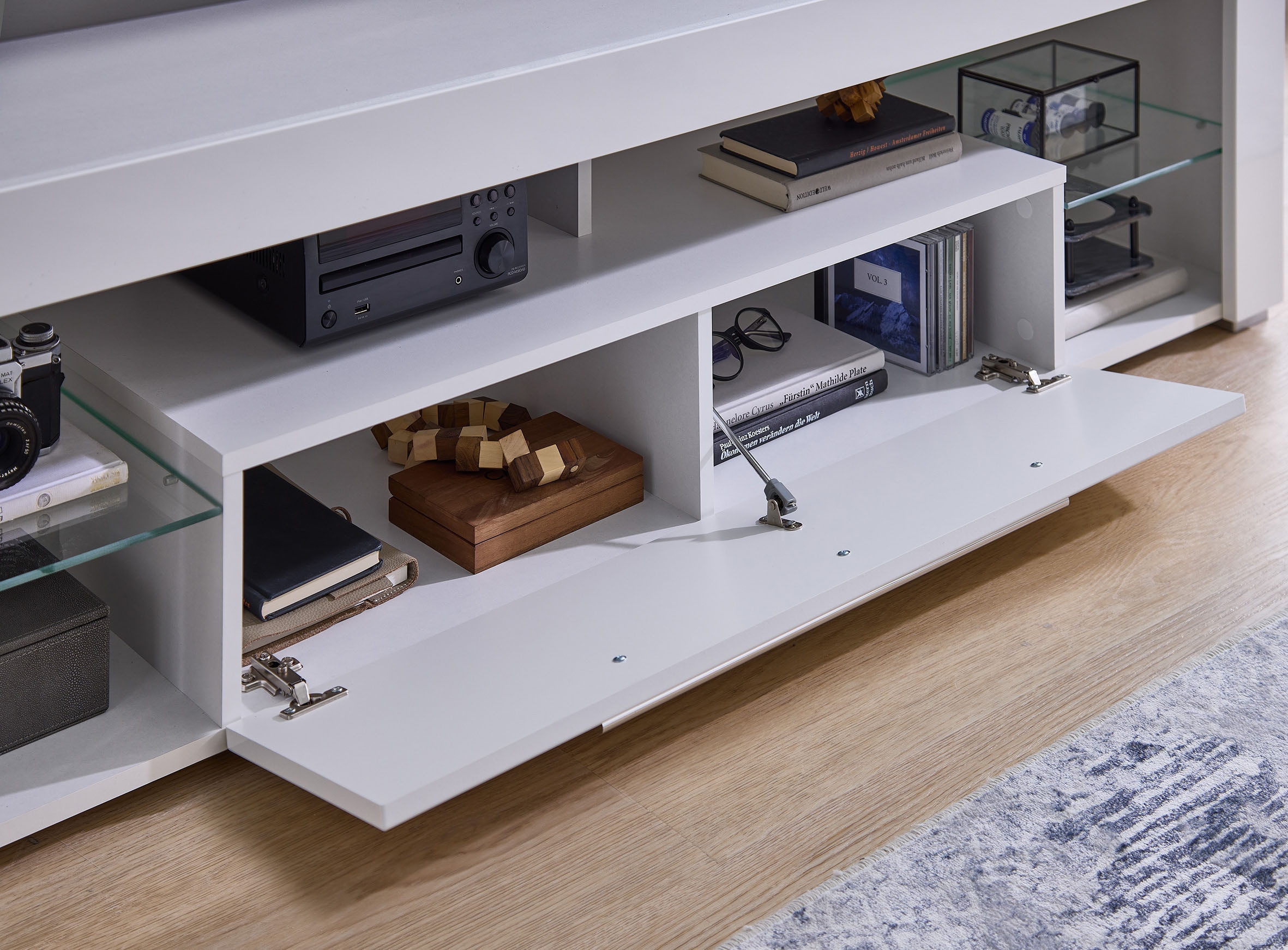 Stolkom Meuble TV »Goal« Oberboden bis 25 kg belastbar, 1 Klappe mit Griff