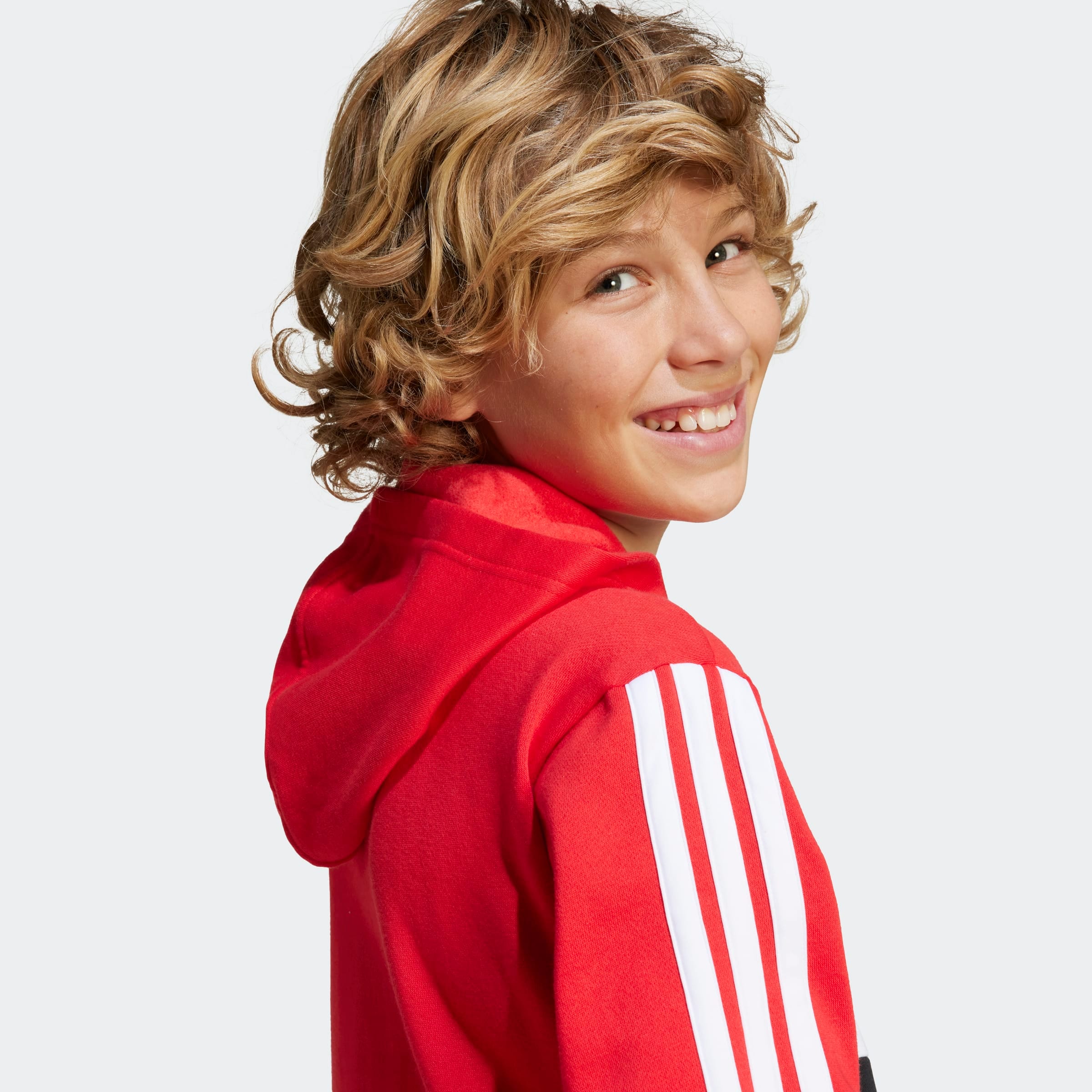 adidas Sportswear Kapuzensweatshirt »J 3S TIB FL HD«