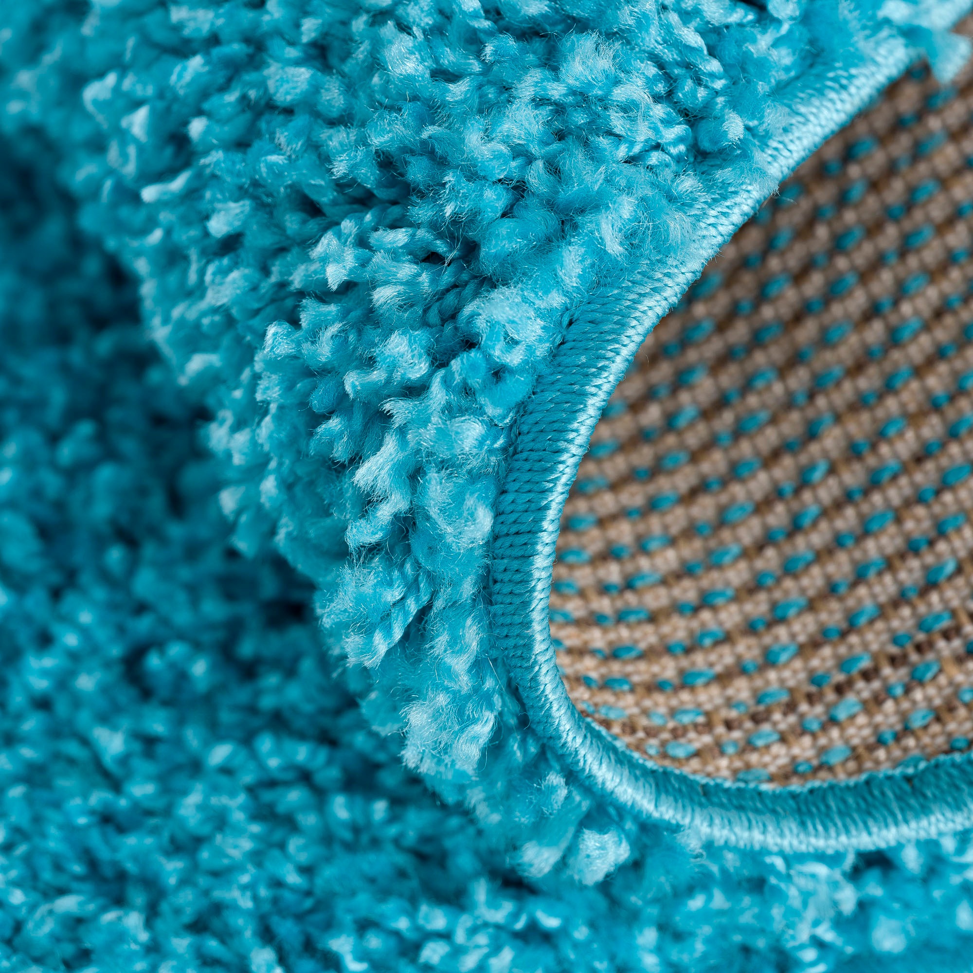 Sanat Hochflor-Teppich "LOCA, auch als Läufer und in Rund" rund 30 mm Höhe Wohnzimmer, Langflor, Shaggy, Schlafzimmer