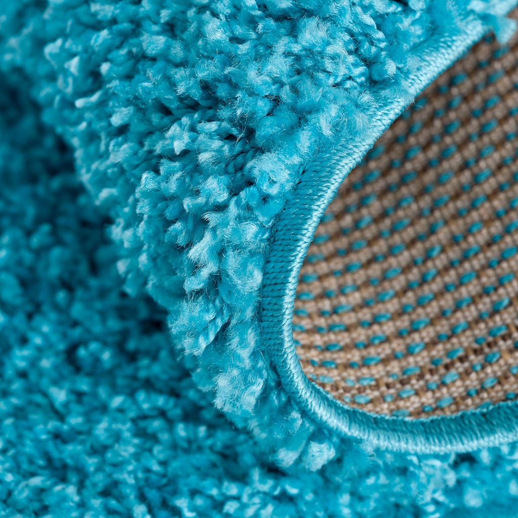 Sanat Hochflor-Teppich »LOCA«, rund, Wohnzimmer, Langflor, Shaggy, Schlafzimmer