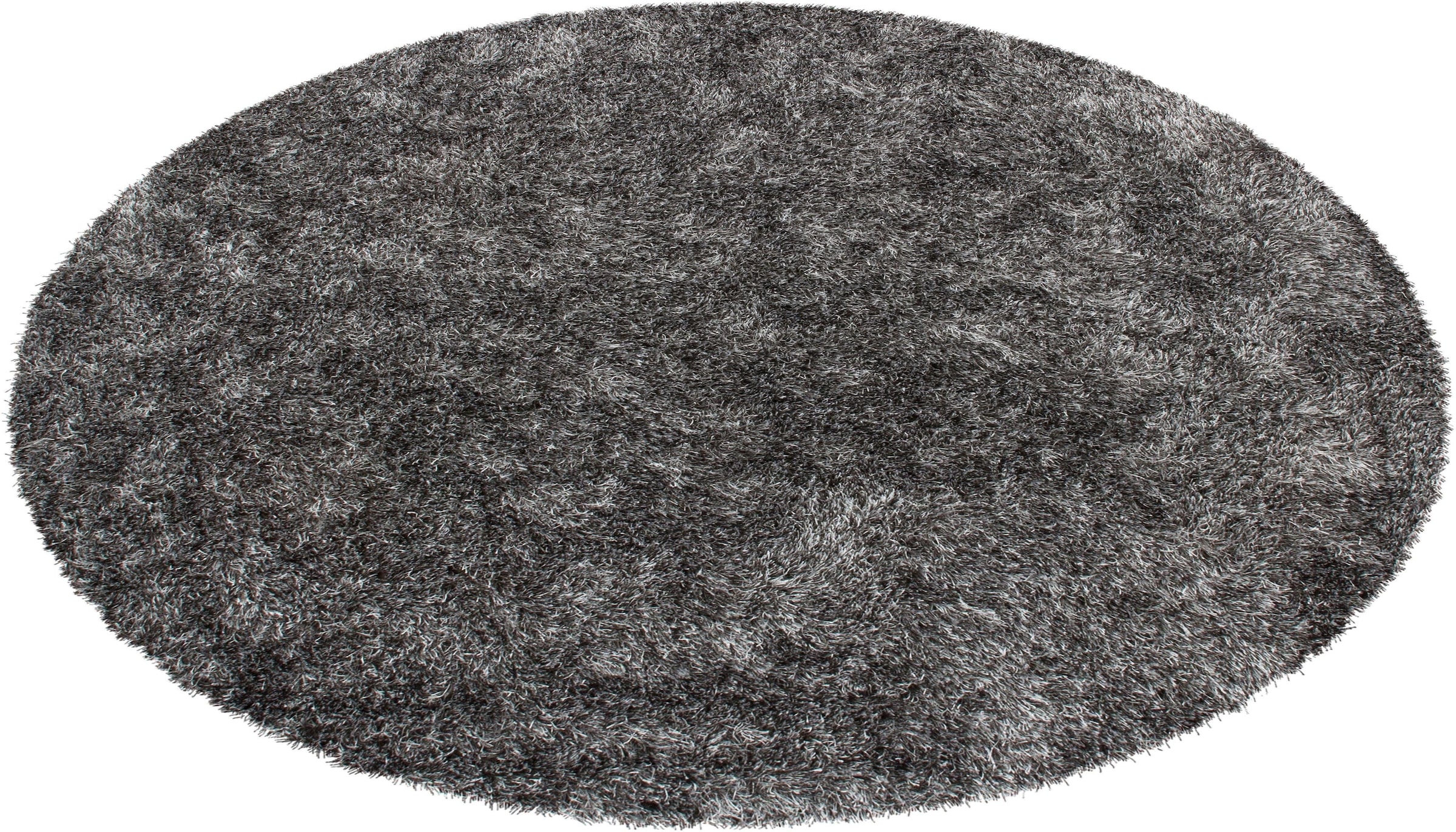 Bruno Banani Hochflor-Teppich »Alga«, rund, 40 mm Höhe, Uni-Farben, besonders weich und kuschelig