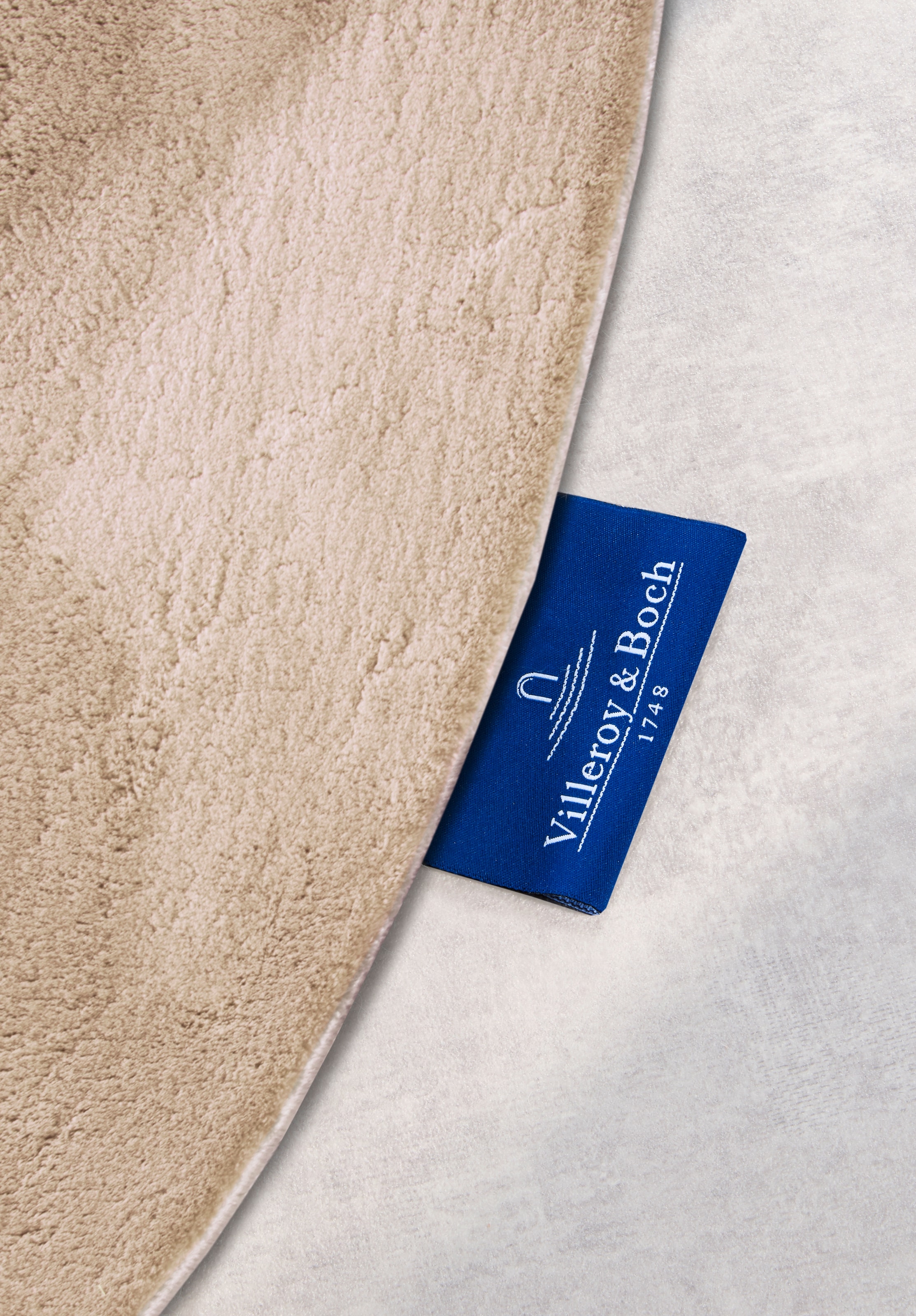 Villeroy & Boch Tapis »Leon« Rond 15 mm Höhe Langflor, Shaggy, einfarbig, flauschig, weich, glänzend, modern, uni