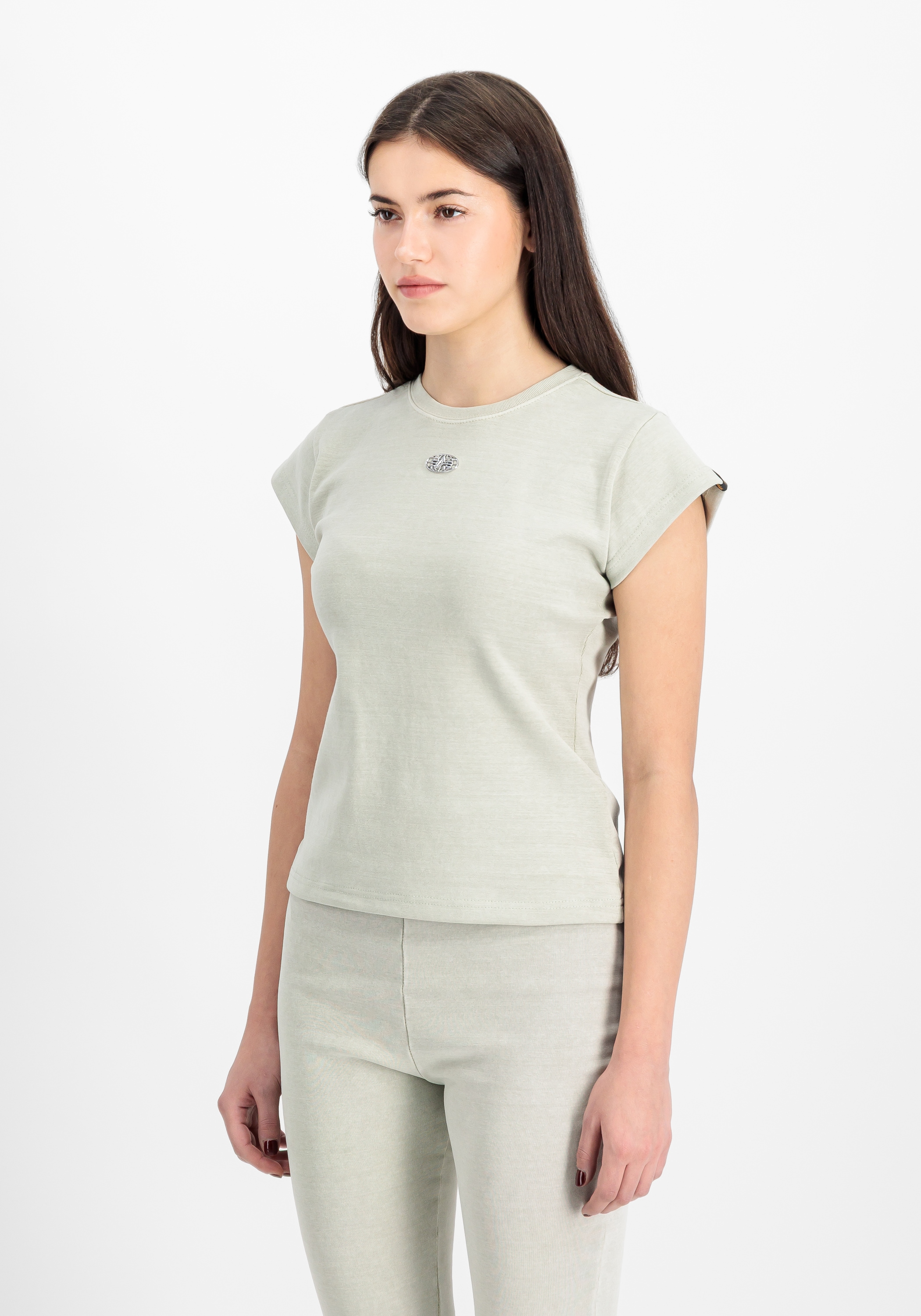 Image of Alpha Industries T-Shirt "World Slim T-Shirt W"