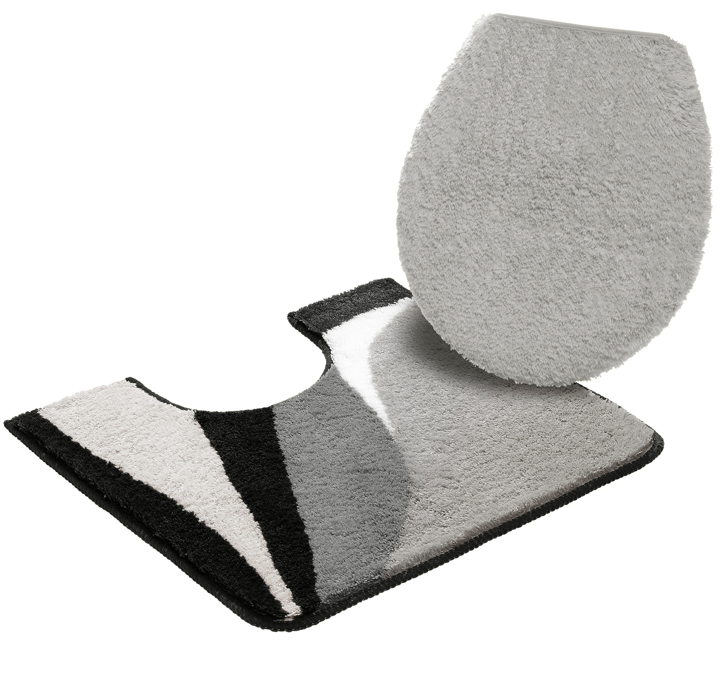 OTTO home Badematte "Magnus, Badvorleger, Badezimmer Teppich" Höhe 20 mm rutschhemmend beschichtet schnell trocknend  strapazierfähig mehrfarbig, Badteppich, Badematten auch als 2 teiliges Set & rund