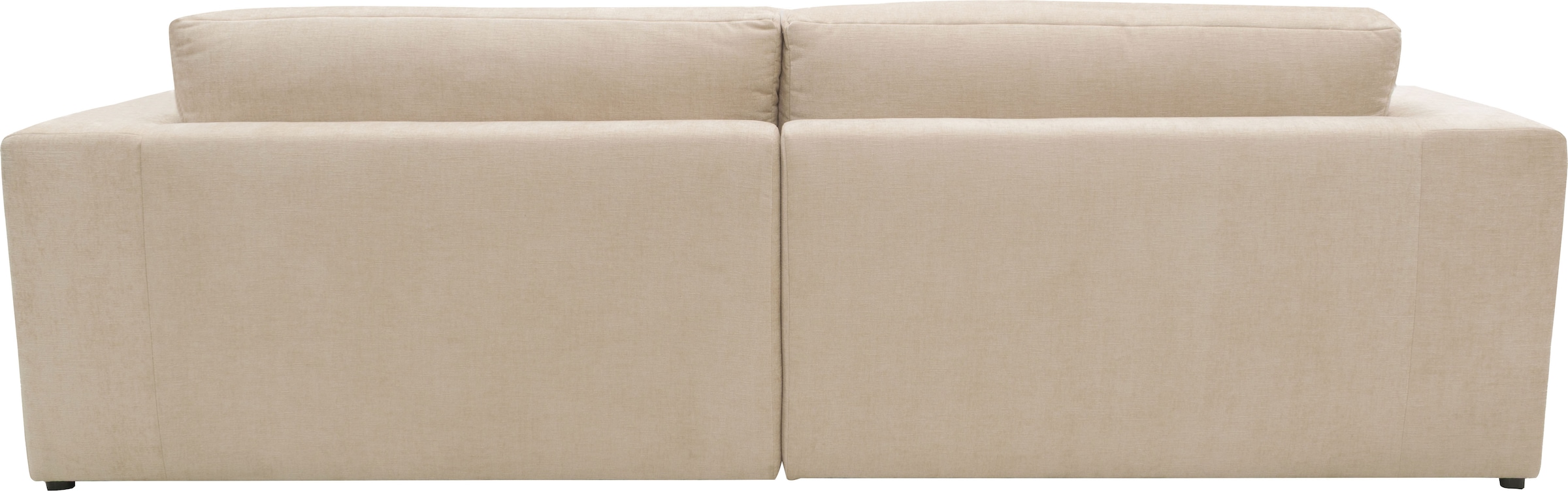 DOMO collection Big-Sofa »800025 Megasofa Breite 276cm, Taschenfederkern, fester Sitzkomfort«, pflegeleichter, edler Strukturstoff, Chenille-Optik aus 100% Polyester