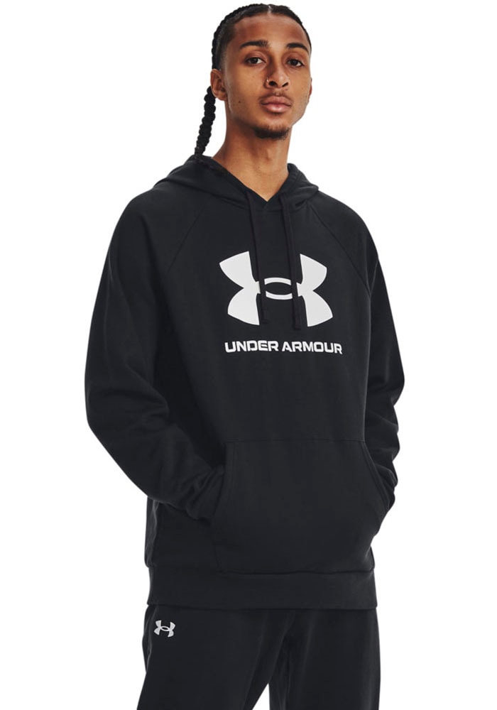 Image of Under Armour Kapuzensweatshirt "UA Rival Fleece Logo Hoodie", mit Kapuzenfutter, für sportliche Anlässe