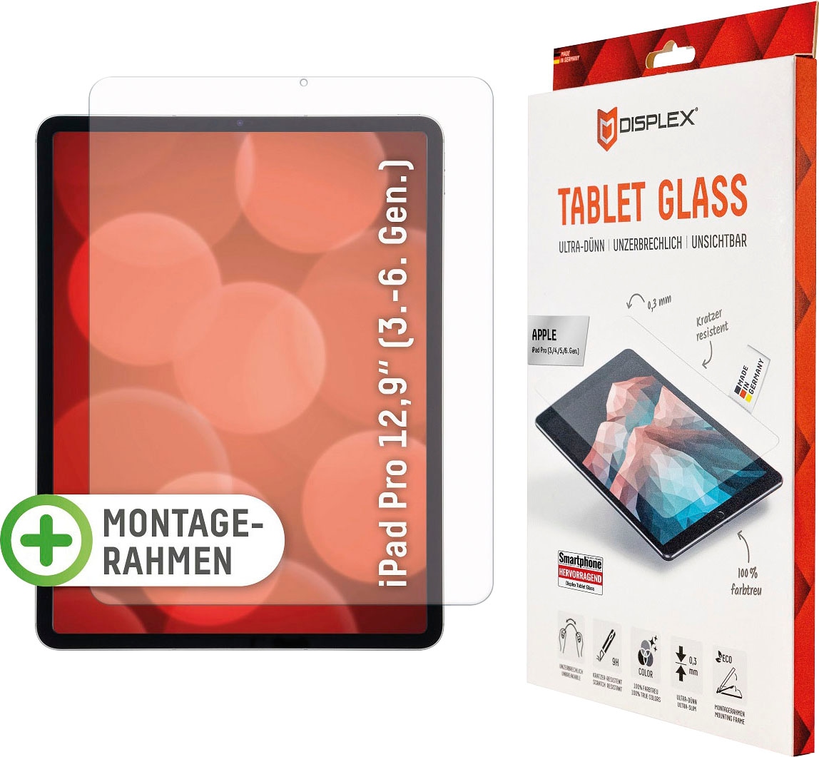 Displex Displayschutzfolie »Tablet Glass iPad Pro 12,9" (3/4/5 Gen.)«, für iPad Pro 12,9" (3/4/5/6 Gen.)