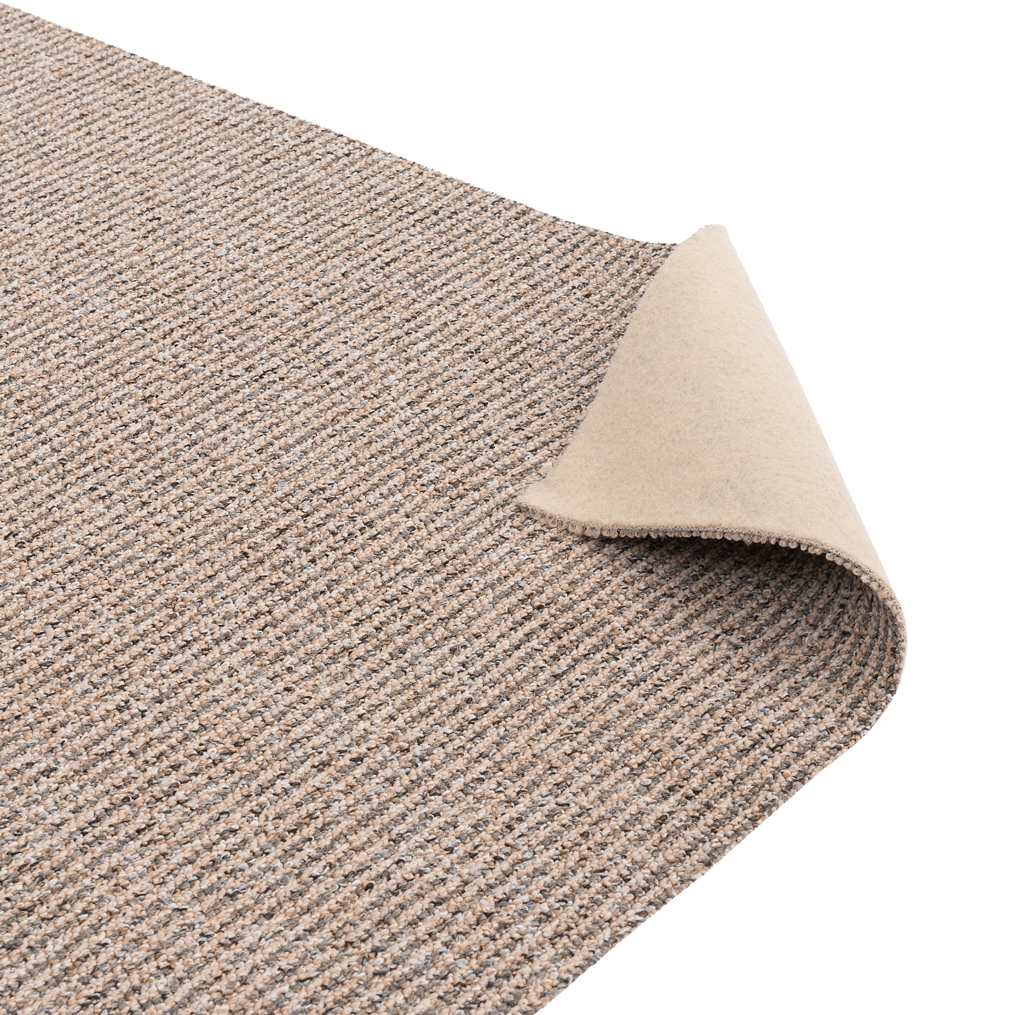 my home Teppichboden »Ruva, Schlinge«, rechteckig, 6 mm Höhe, strukturierte Oberfläche, Breite 400 cm, strapazierfähig, Wohnzimmer
