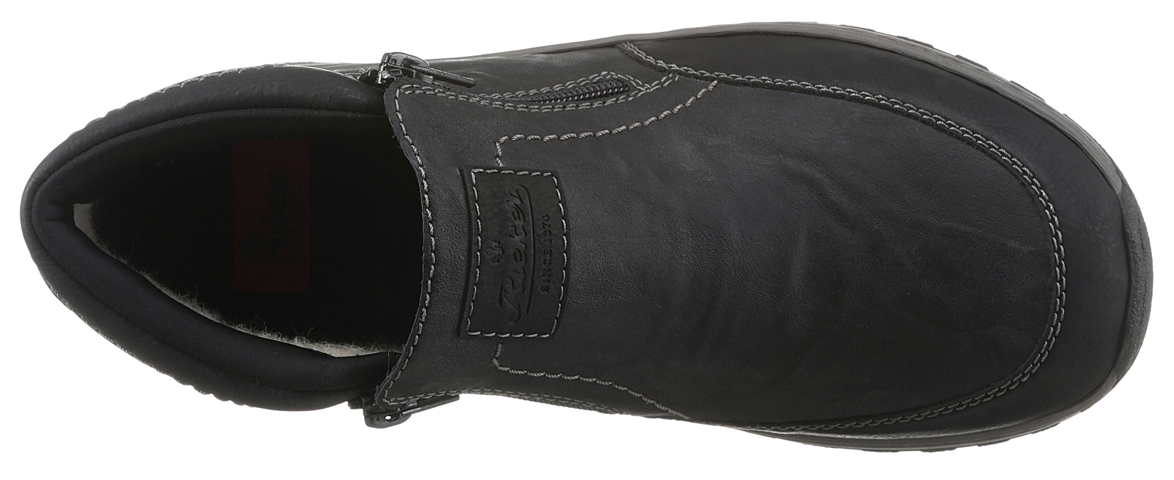 Rieker Winterboots, Winterstiefelette, Halbschuh mit beidseitigen Reissverschlüssen