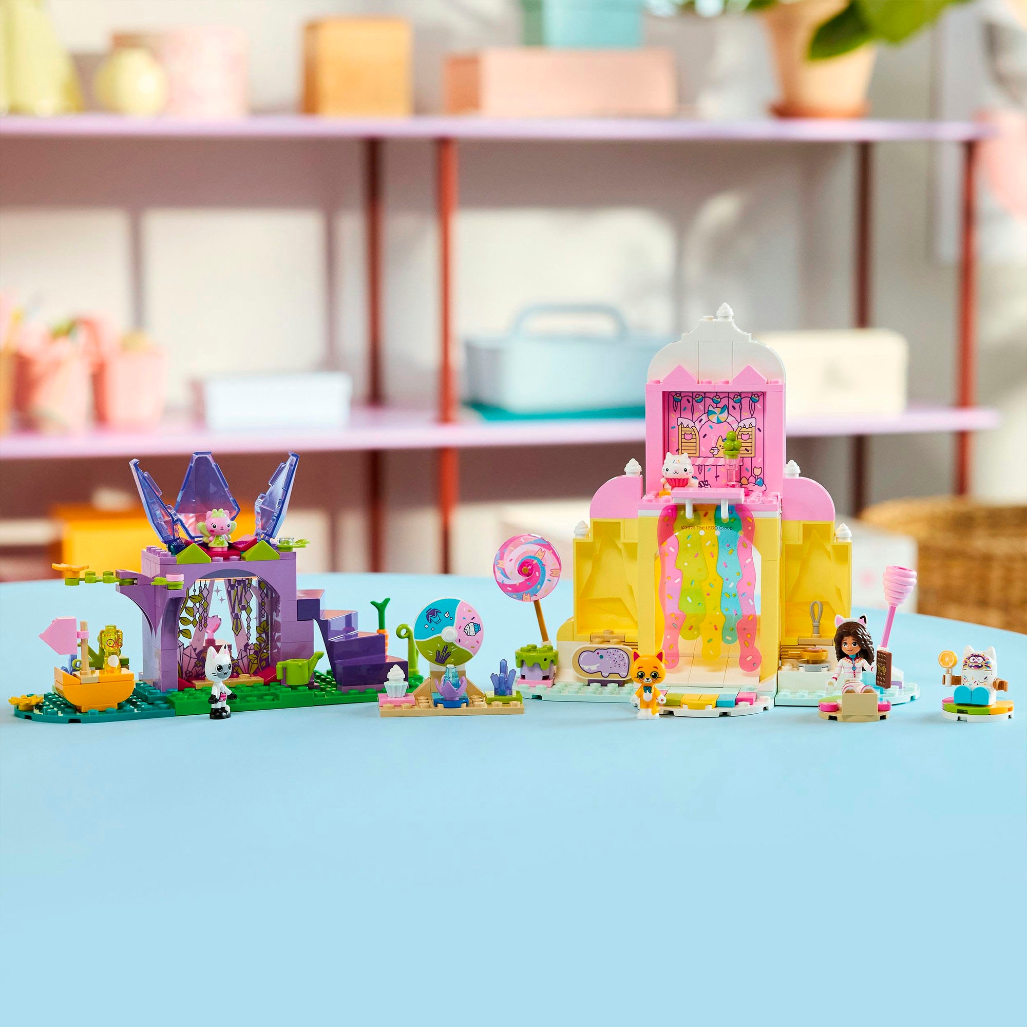 LEGO® Konstruktionsspielsteine »Zuckerguss-Gebirge und Kätzchen-Garten (11205), LEGO Gabby's Dollhouse« Made in Europe