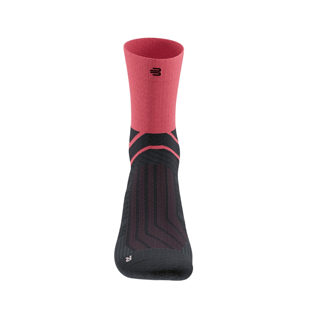 Bauerfeind Chaussettes de sport »RUN PERFORMANCE MID CUT SOCKS« maille haute performance respirante