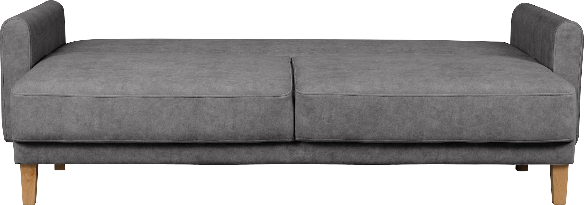 Home affaire 3-Sitzer »TRIPLO optionale Schlafsofa mit Bettkasten, Masse B/T/H: 215/100/89 cm«, Wahlweise Bettfunktion - Liegefläche 145x191 cm, Rücken-, Zierkissen