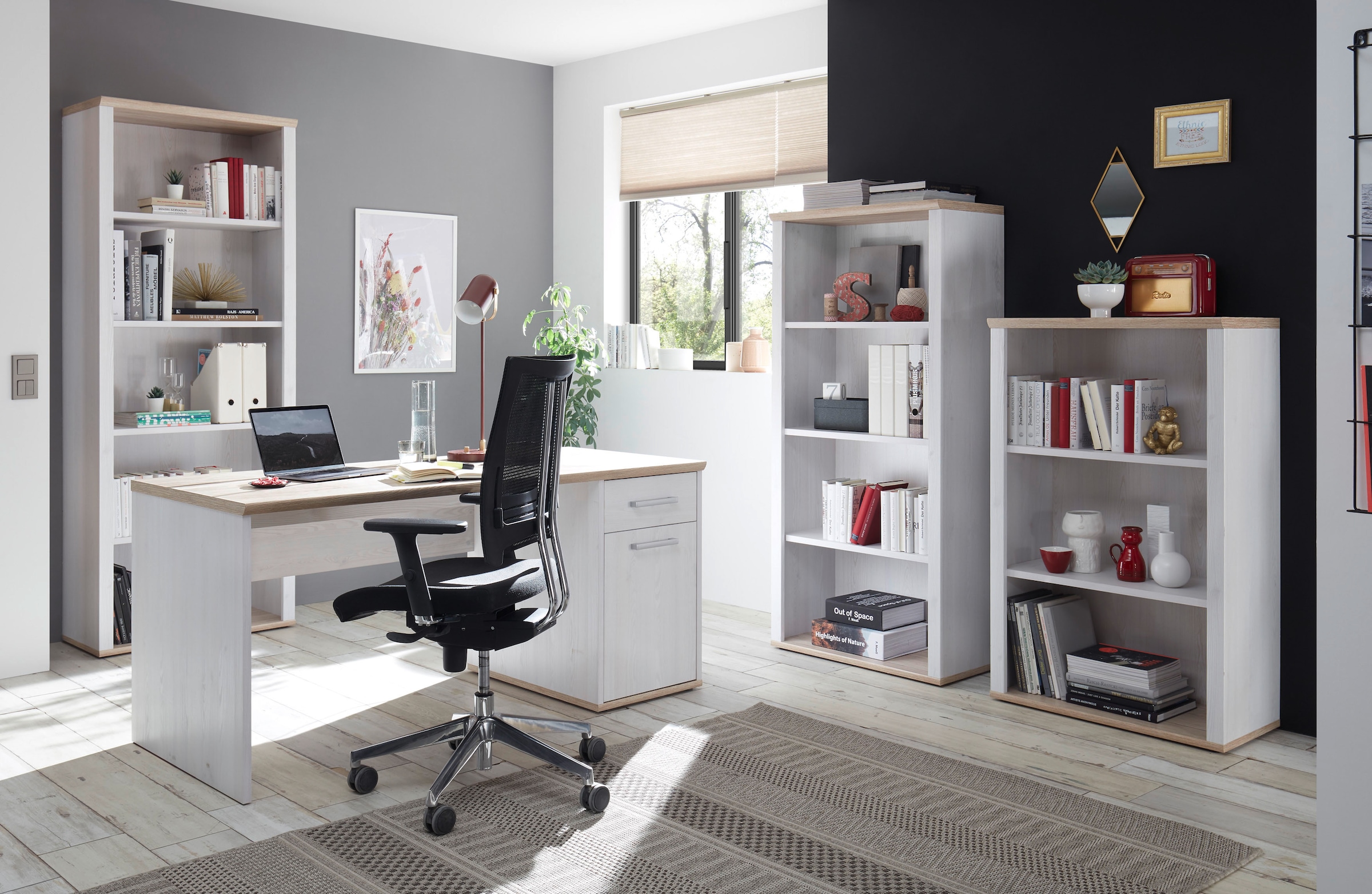 BEGA OFFICE Schreibtisch »Romance«, im Landhaustil, Breite 160 cm
