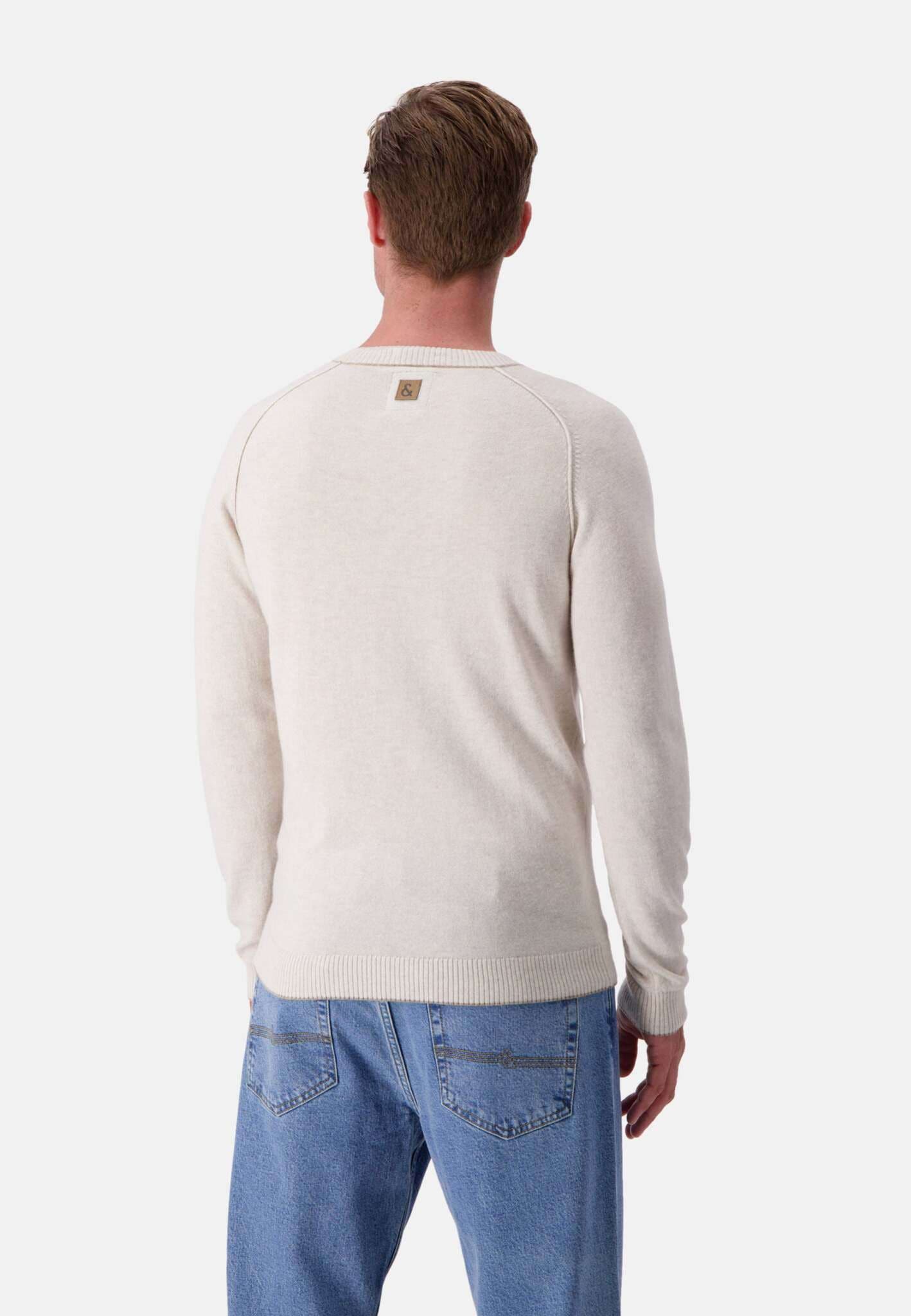 colours & sons Pull en tricot »colours & sons Pullover Roundneck-Merino Blend«