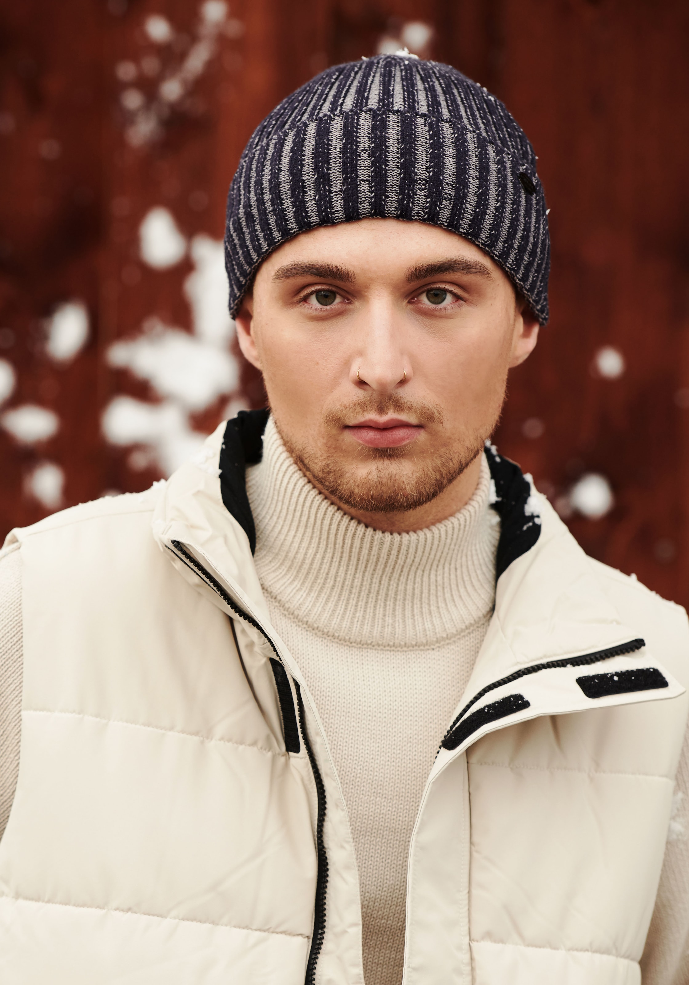 chillouts Beanie »Stan Hat«, mit robustem Strickmuster