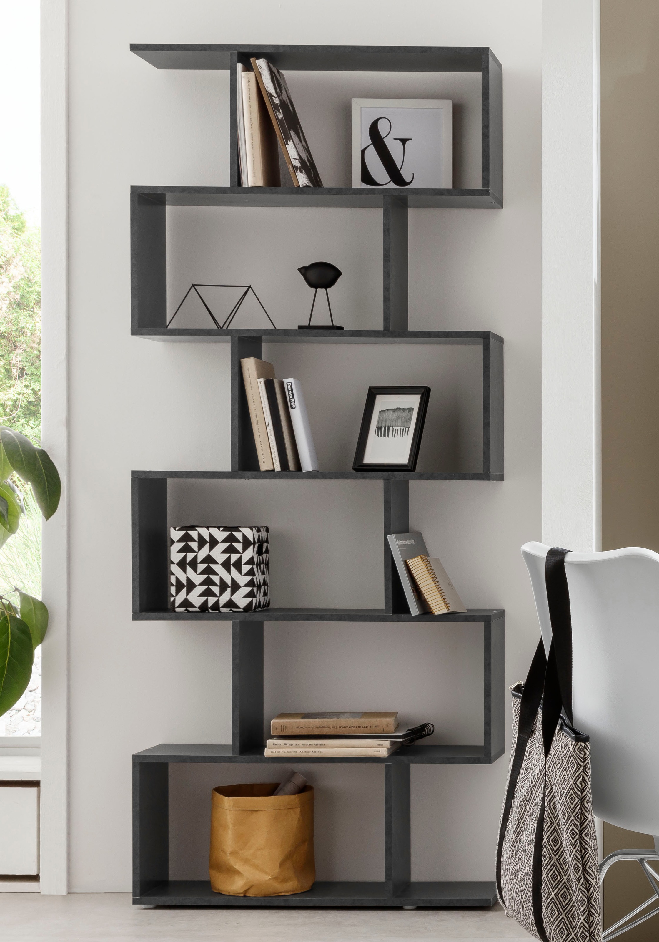 Image of Home affaire Aktenregal "Calli" Regal im modernen Design, Breite 80 cm x Höhe 192 cm, Made in Italy