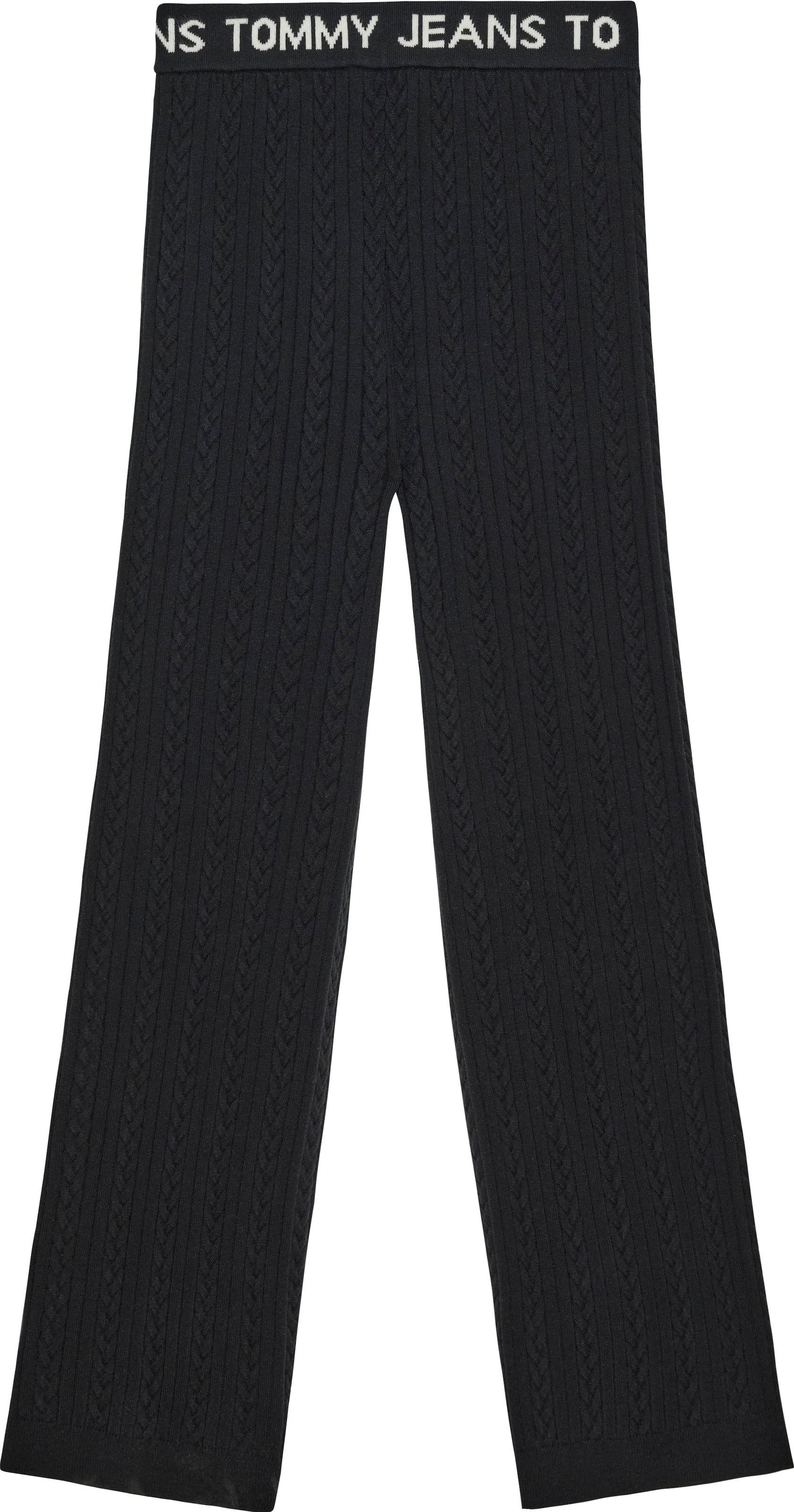 ♕ Tommy Jeans Strickhose »TJW CABLE KNIT PANTS«, mit Tommy Jeans  Logo-Stickerei versandkostenfrei auf