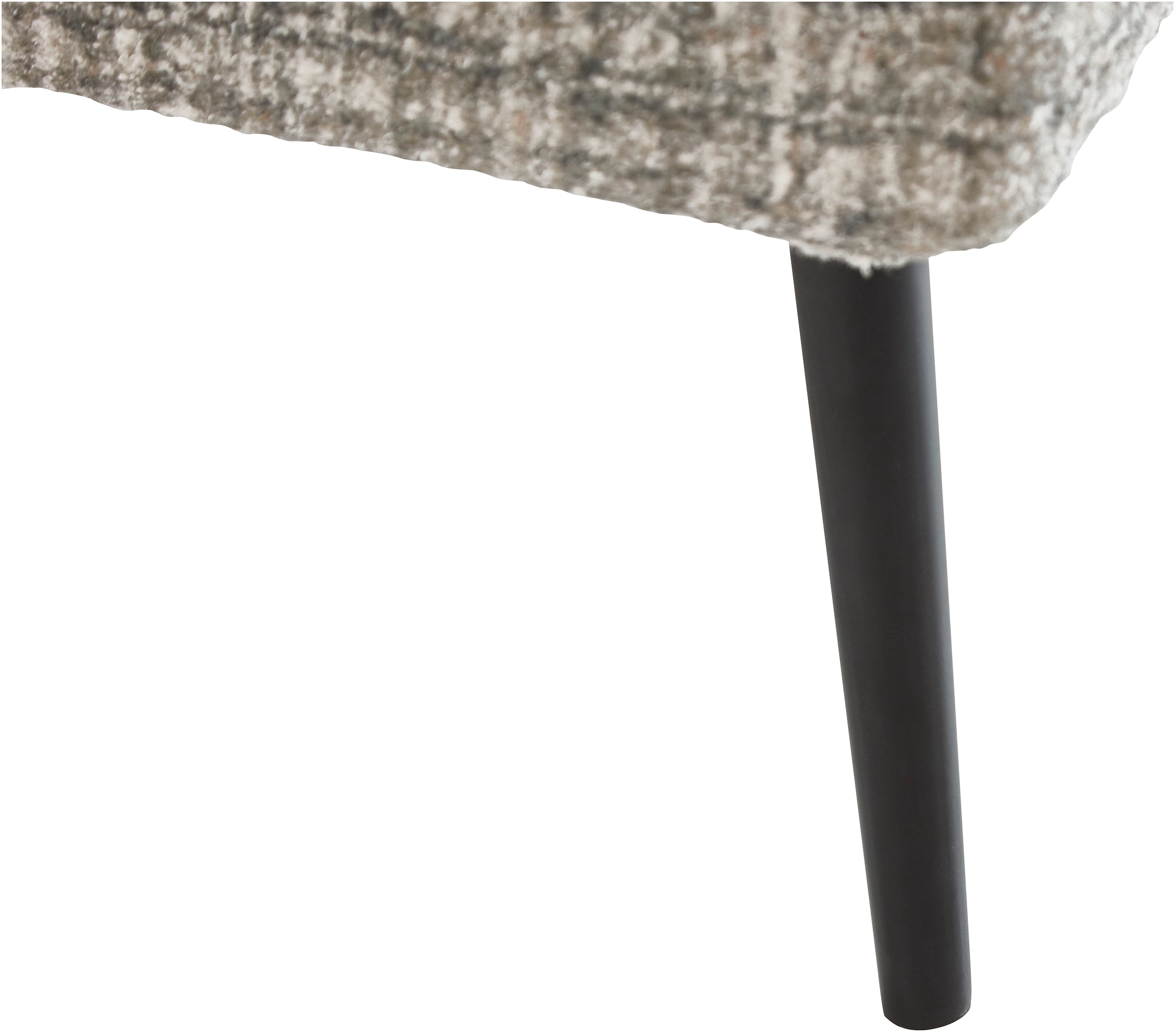 meise.möbel Polsterbett »Infinity erhältlich in verschiedenen Farben und Breiten« mit schwarzen Metallfüssen