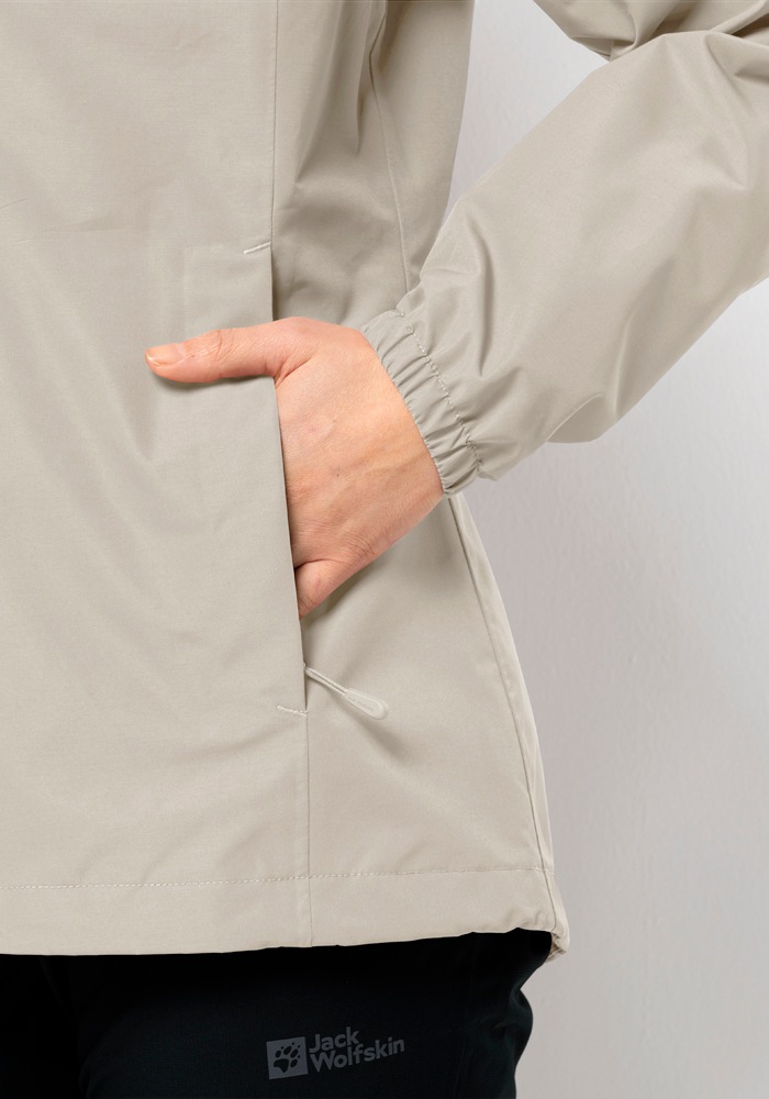 Jack Wolfskin Outdoorjacke »STORMY POINT 2L JKT W«, mit Kapuze