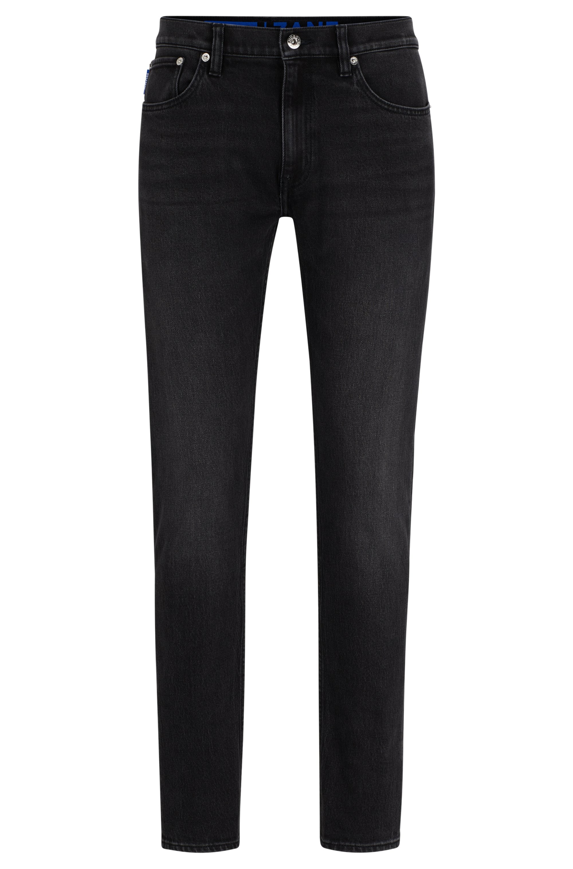 Image of HUGO Slim-fit-Jeans "Zane" mit angesetztem Bund