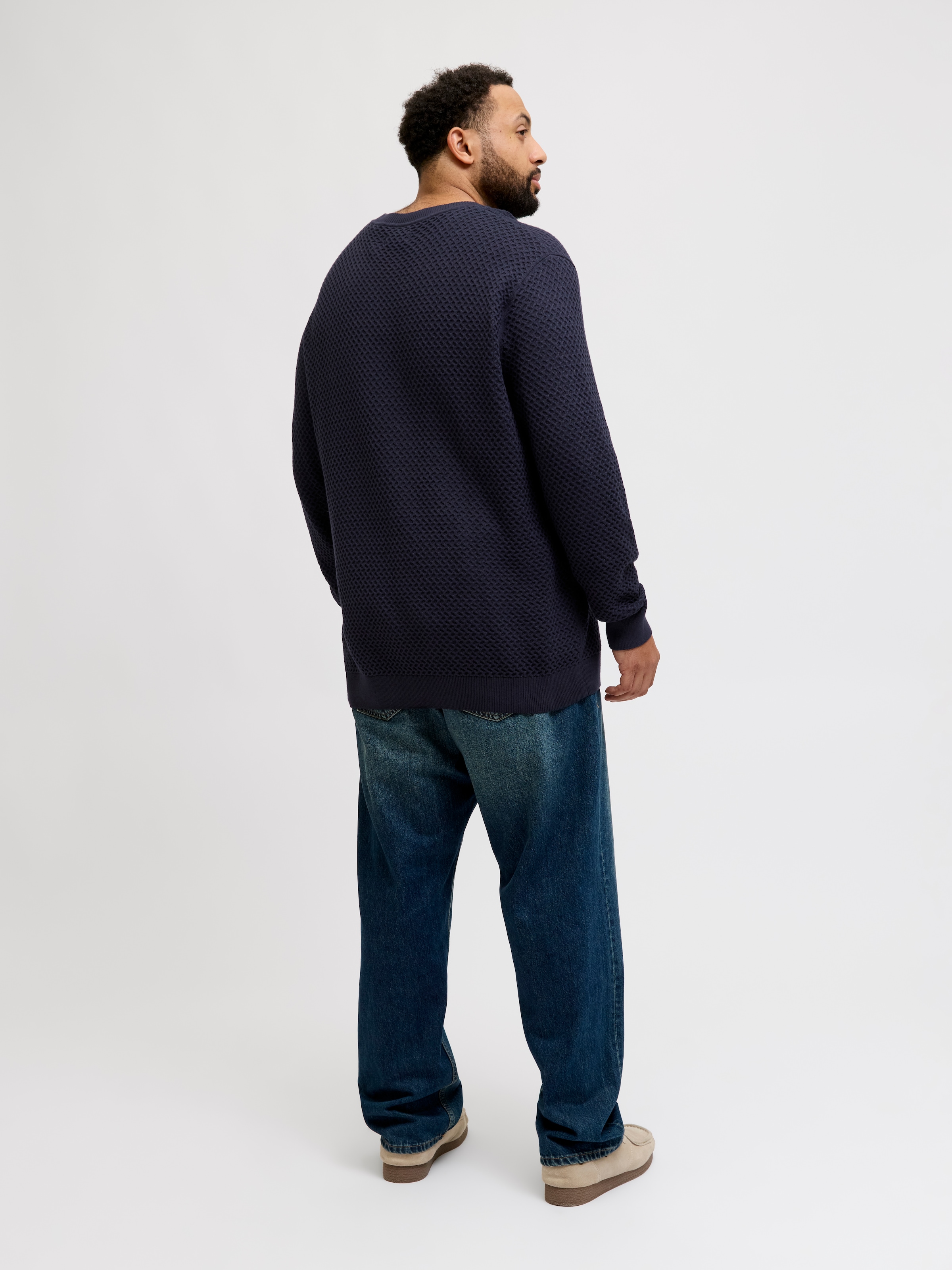 Jack & Jones PlusSize Pull en tricot »JPRBLUBARKLEY KNIT CREW NECK PLS«