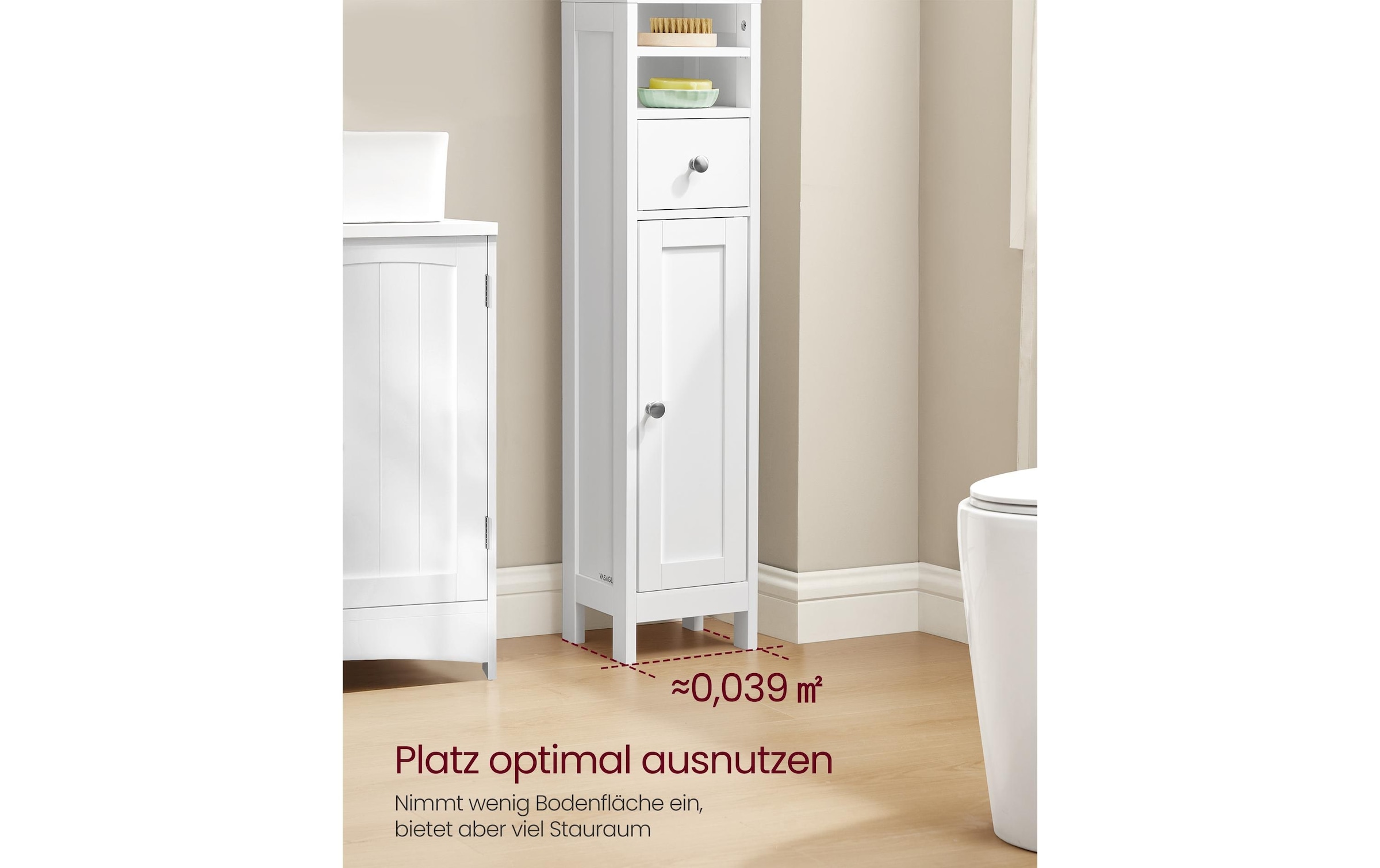 VASAGLE Commode »Landhausstil 21,4 x 180 cm«