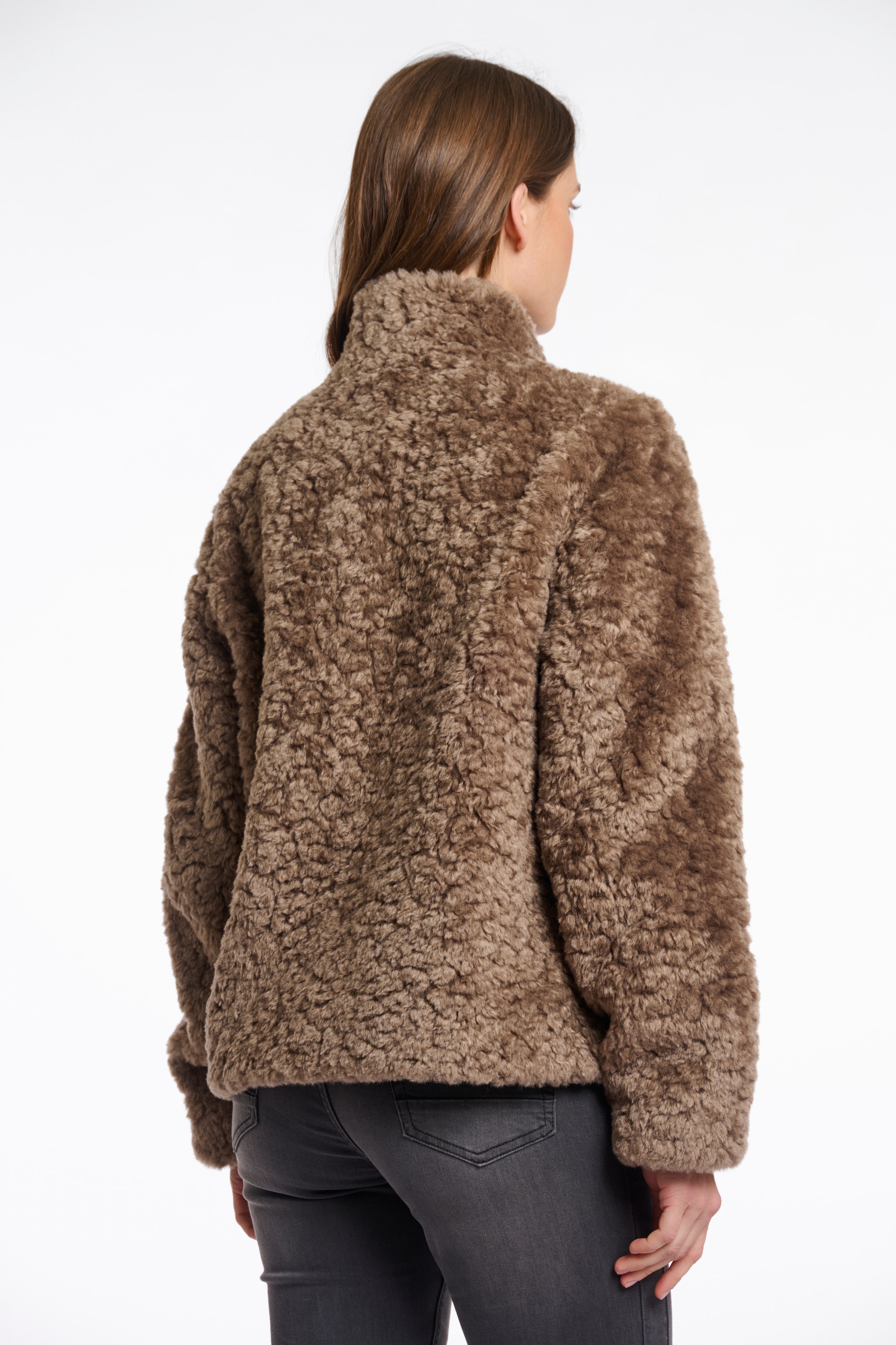 Rino & Pelle Kurzjacke »KION«, ohne Kapuze, in Fell-Optik