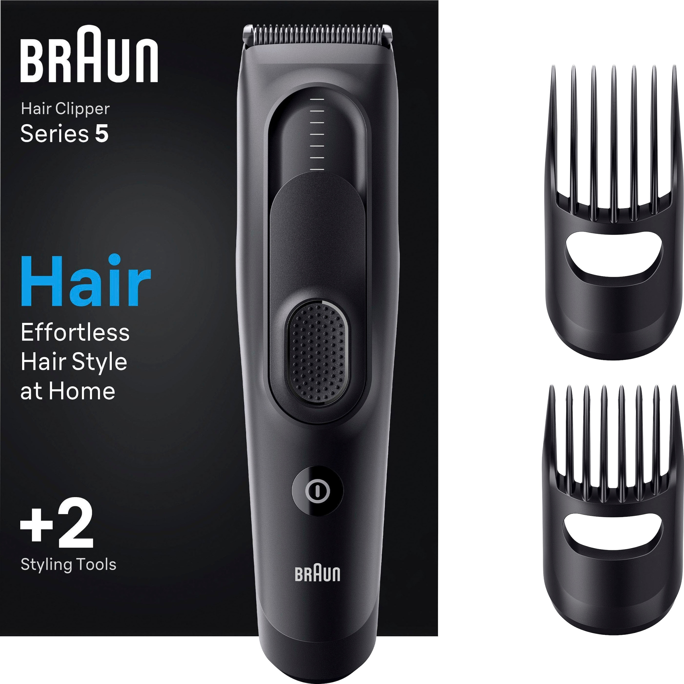 Braun Haarschneider »Haarschneider HC5330«, 2 Aufsätze, 17 Längeneinstellungen, Abwaschbar