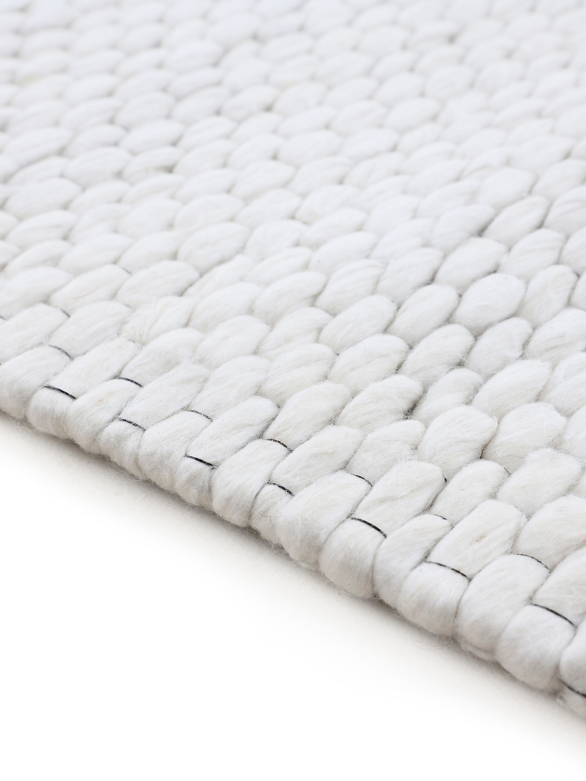 carpetfine Läufer »Sina«, rechteckig, 14 mm Höhe, Handweb Teppich, reine Wolle, meliert, handgewebt, weich & kuschelig