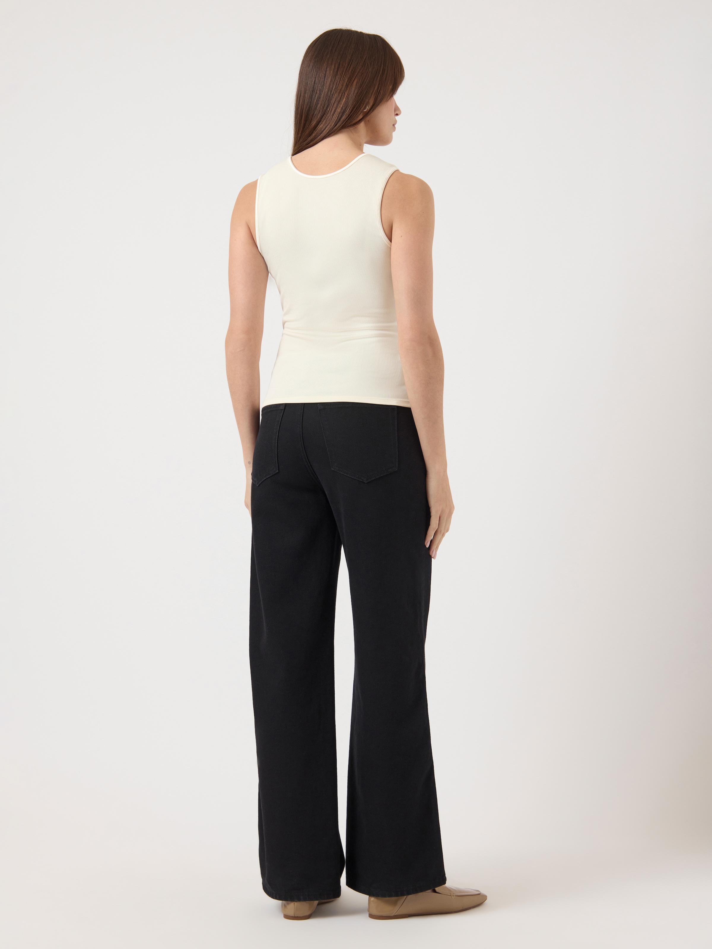 Y.A.S Débardeur »YASPALOMA TANK TOP NOOS« mit Satinpaspel