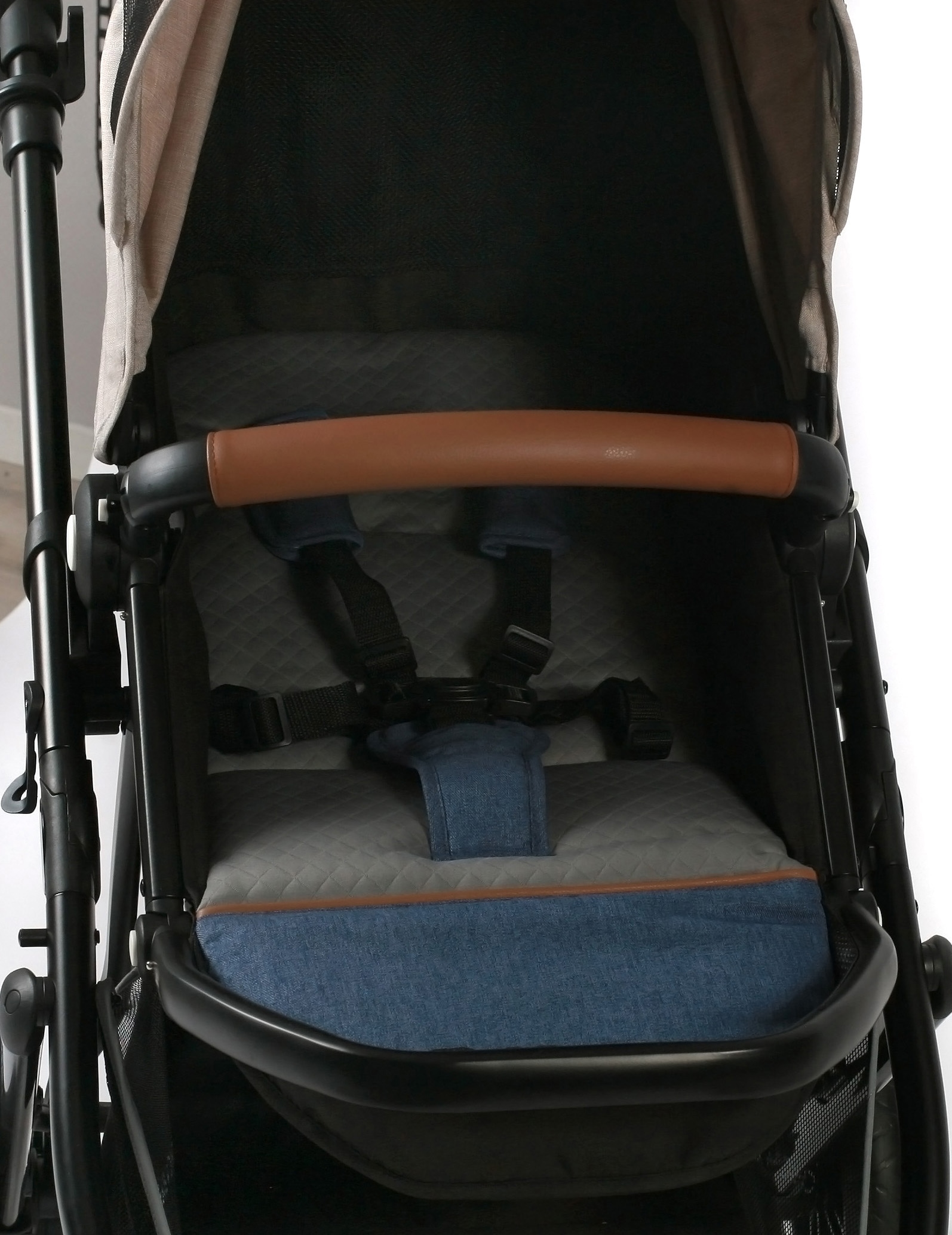 CHIC4BABY Kombi-Kinderwagen »Torre, Jeans Beige«, 15 kg, ; Kinderwagen