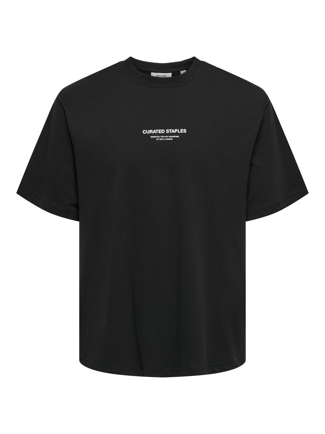 ONLY & SONS Rundhalsshirt »ONSCURATED RLX PRINT SS TEE«