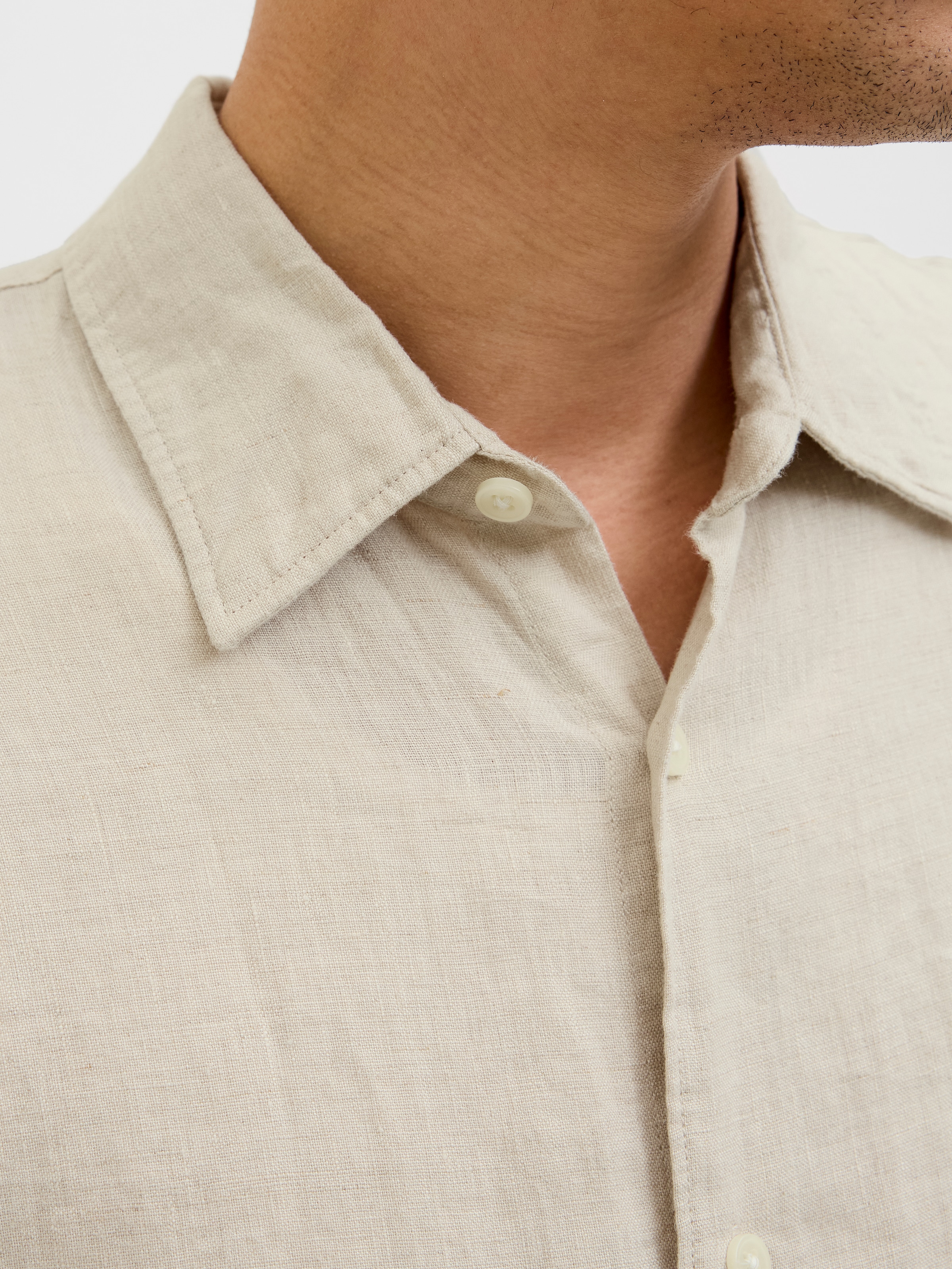 Jack & Jones Langarmhemd »JPRCCLAWRENCE LINEN L/S SHIRT SN«