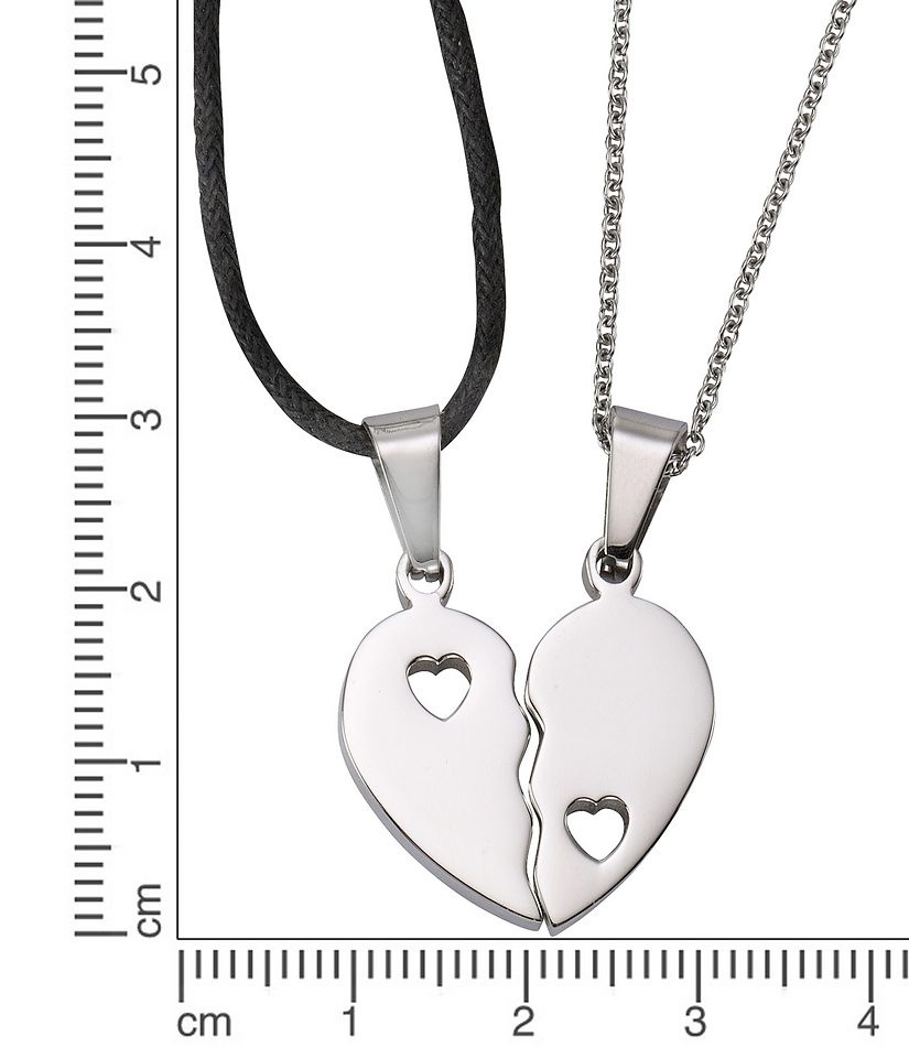 Firetti Schmuckset »Multipack Schmuck Geschenk Halsketten LIEBE«, (4 tlg.)