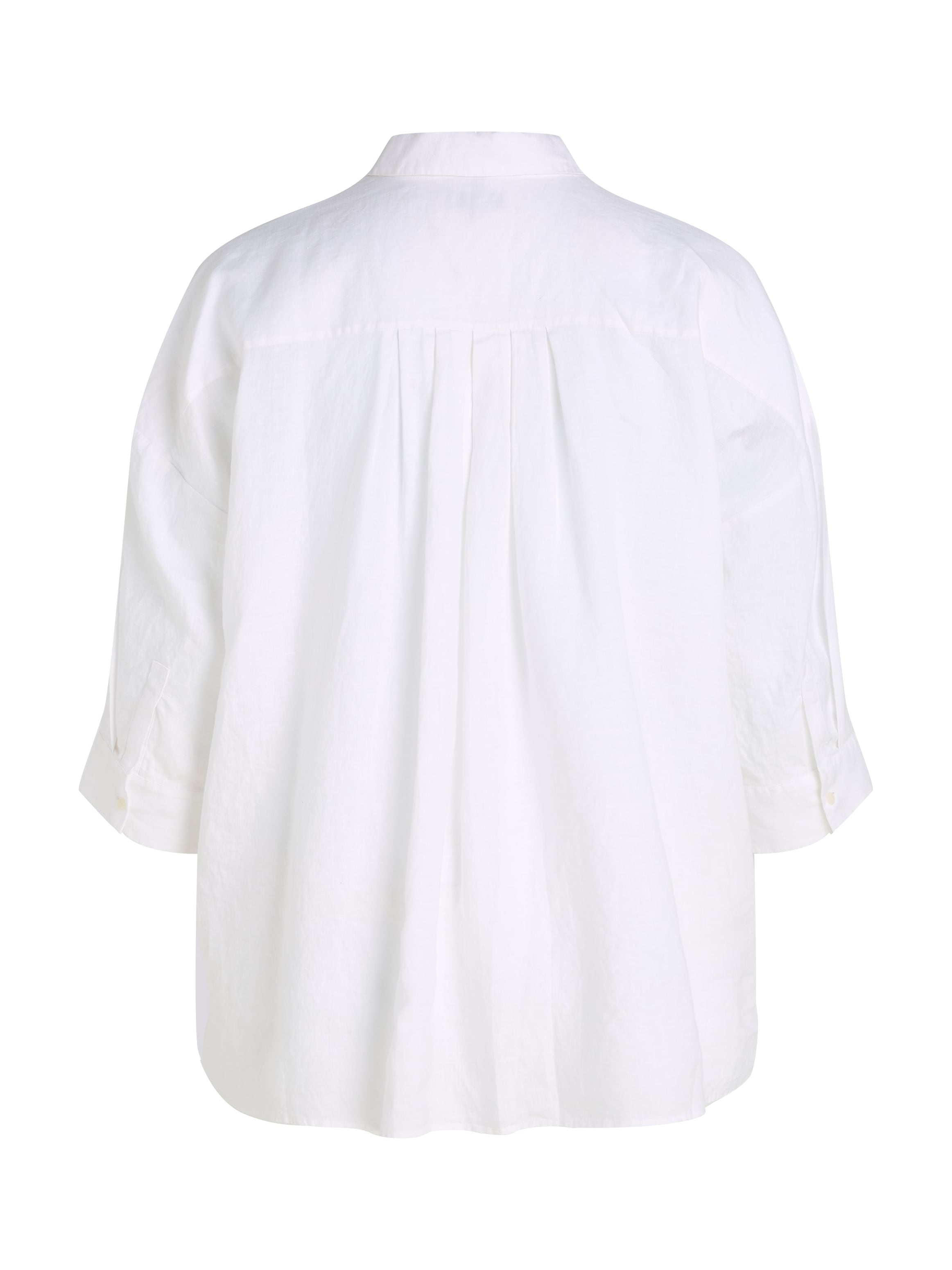 Tommy Hilfiger Curve Hemdbluse »CRV ESS LINEN EASY SHIRT«, in Grossen Grössen, Leinenqualität