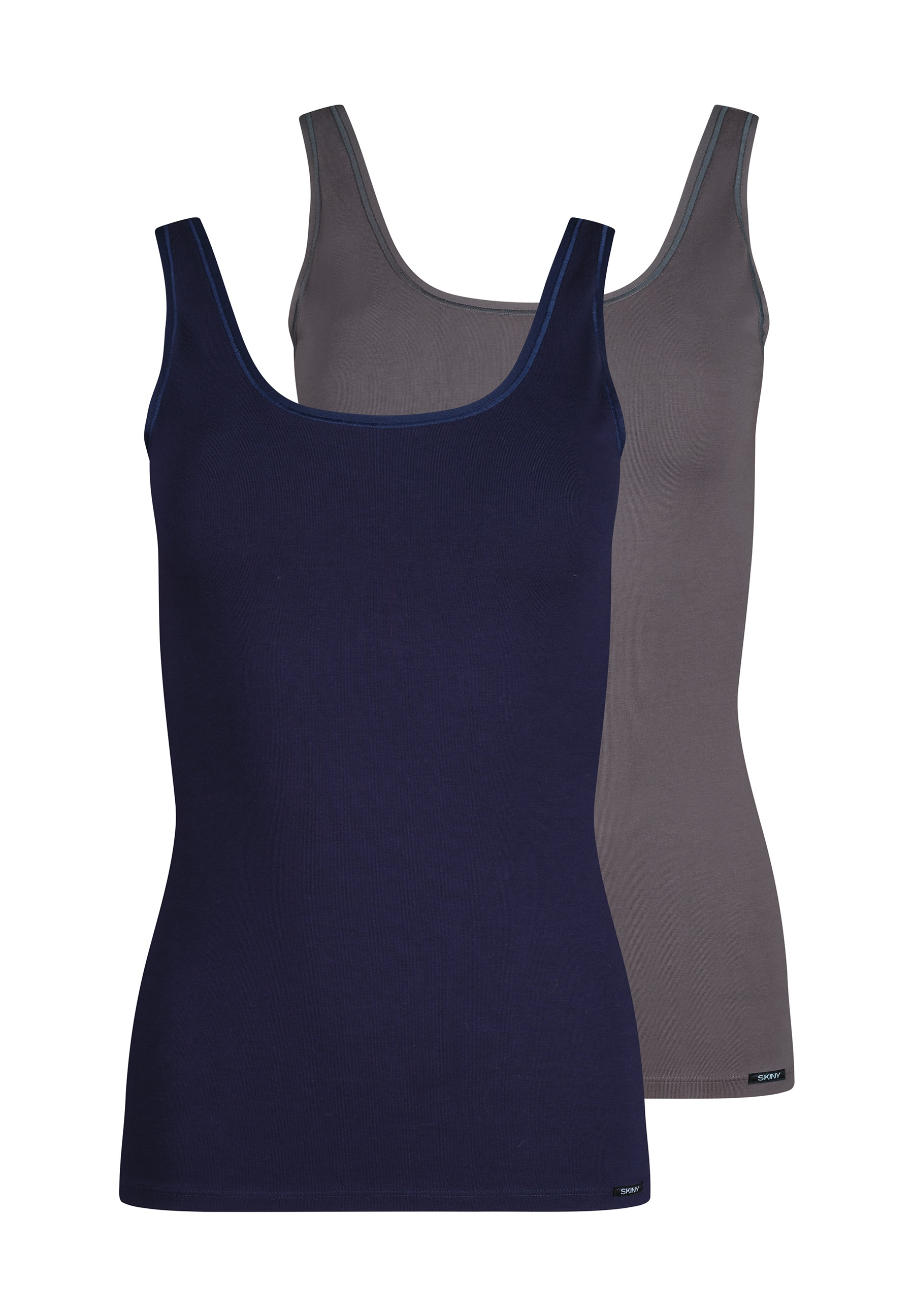 Skiny Unterhemd »Cotton Advantage« 2er Pack, bequem, weich, basic, eng, Baumwollmix