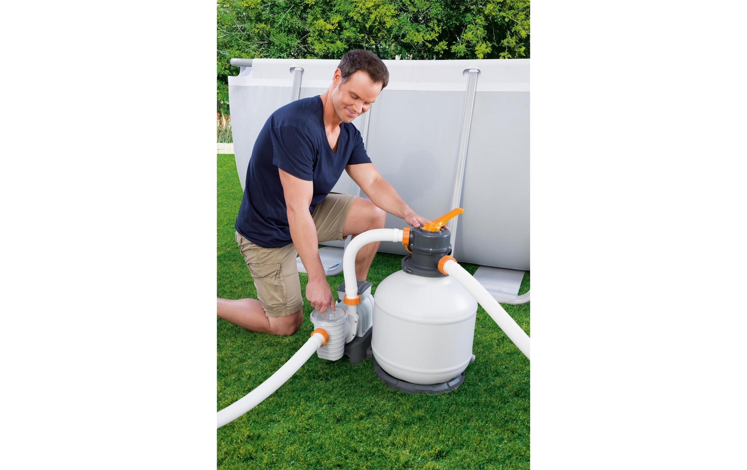 Bestway Sandfilteranlage »6056 l/h« Sandfilterset für Aufstellpools