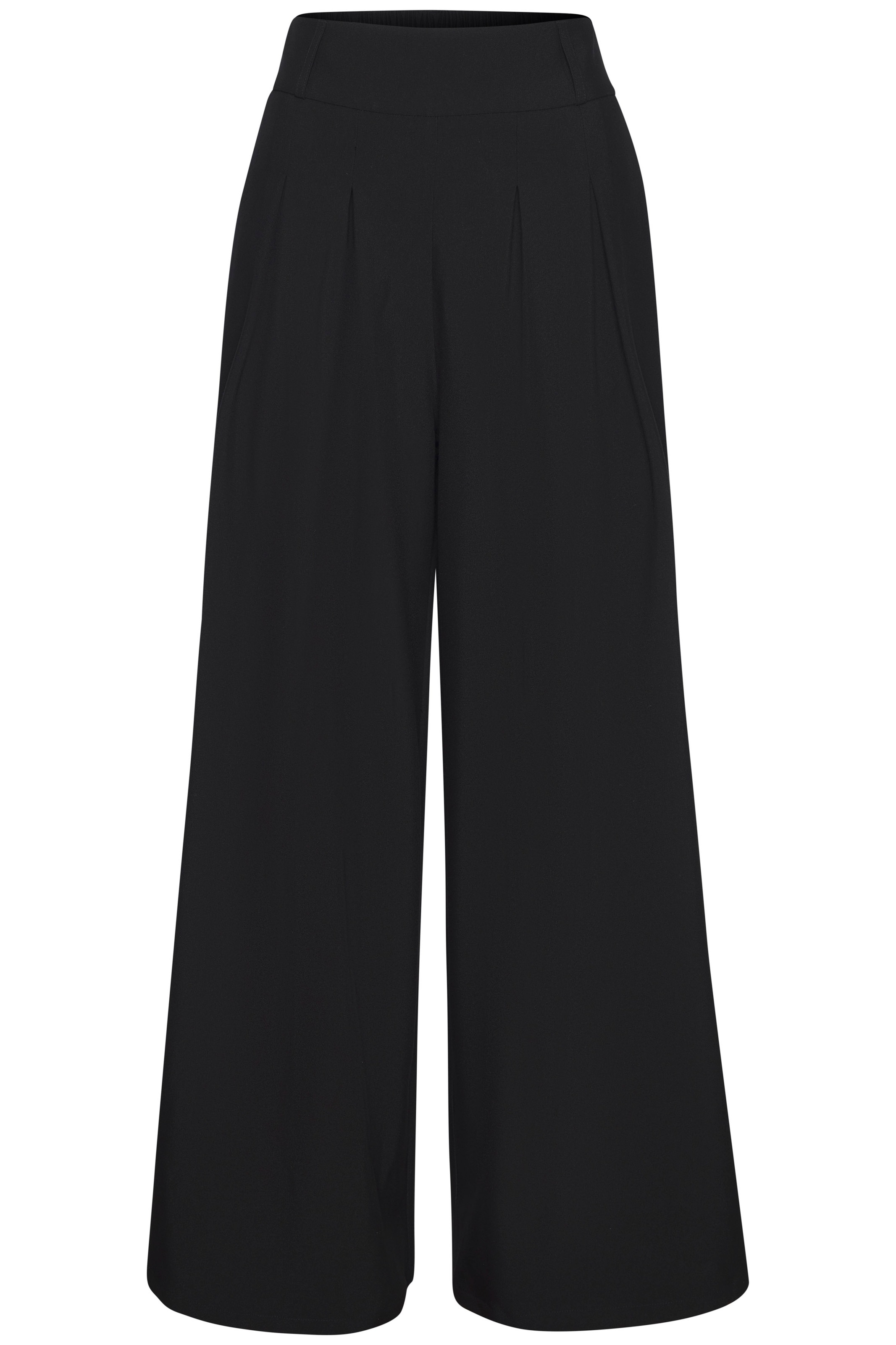 LASCANA Hosenrock "mit weitem Bein und Bundfalten, elastischer Bund" mit Gürtelschlaufen, weite Anzughose, Stoffhose, Business chic