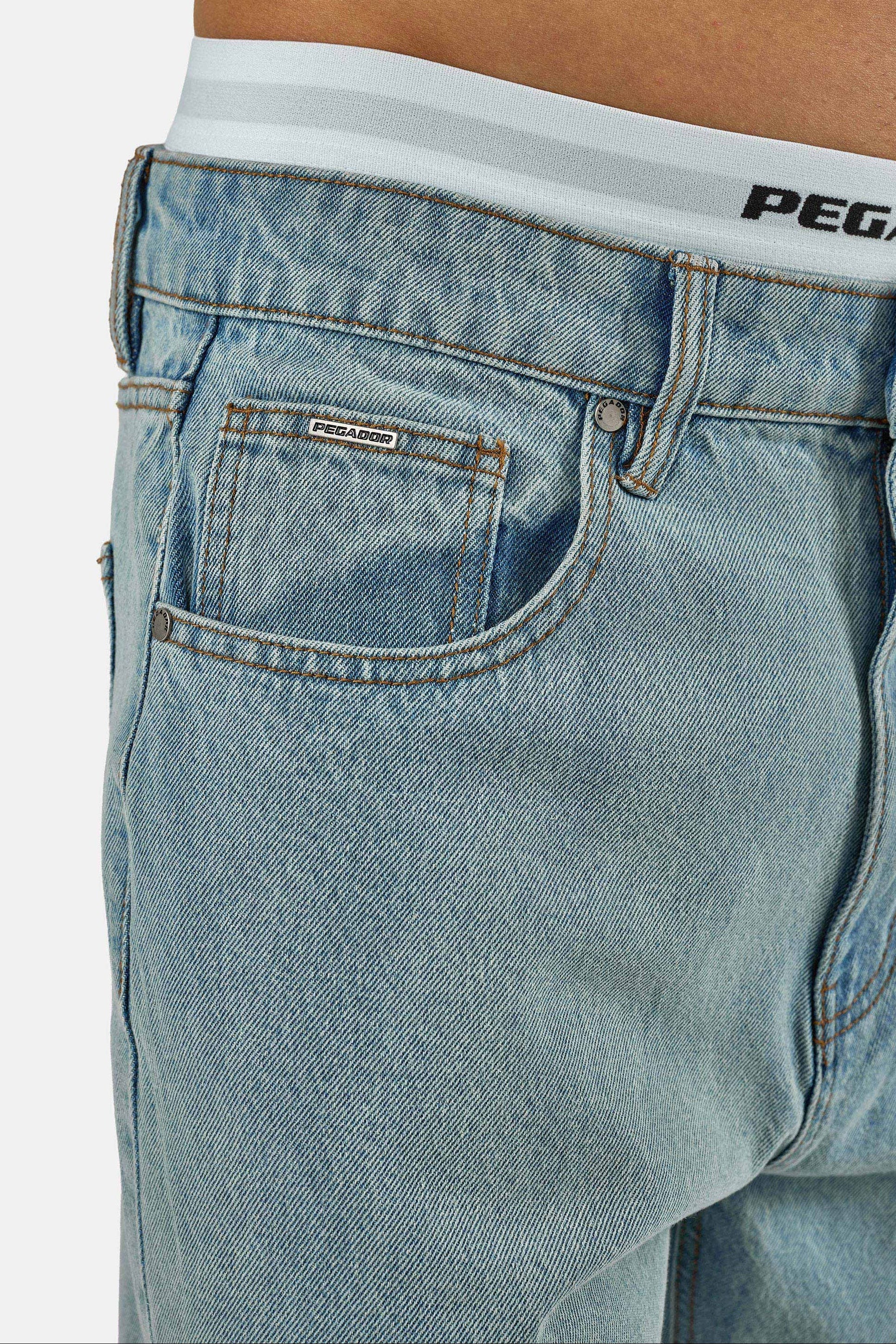 PEGADOR Jeans loose fit »Baltra Baggy Jeans« Baumwolle, loose fit