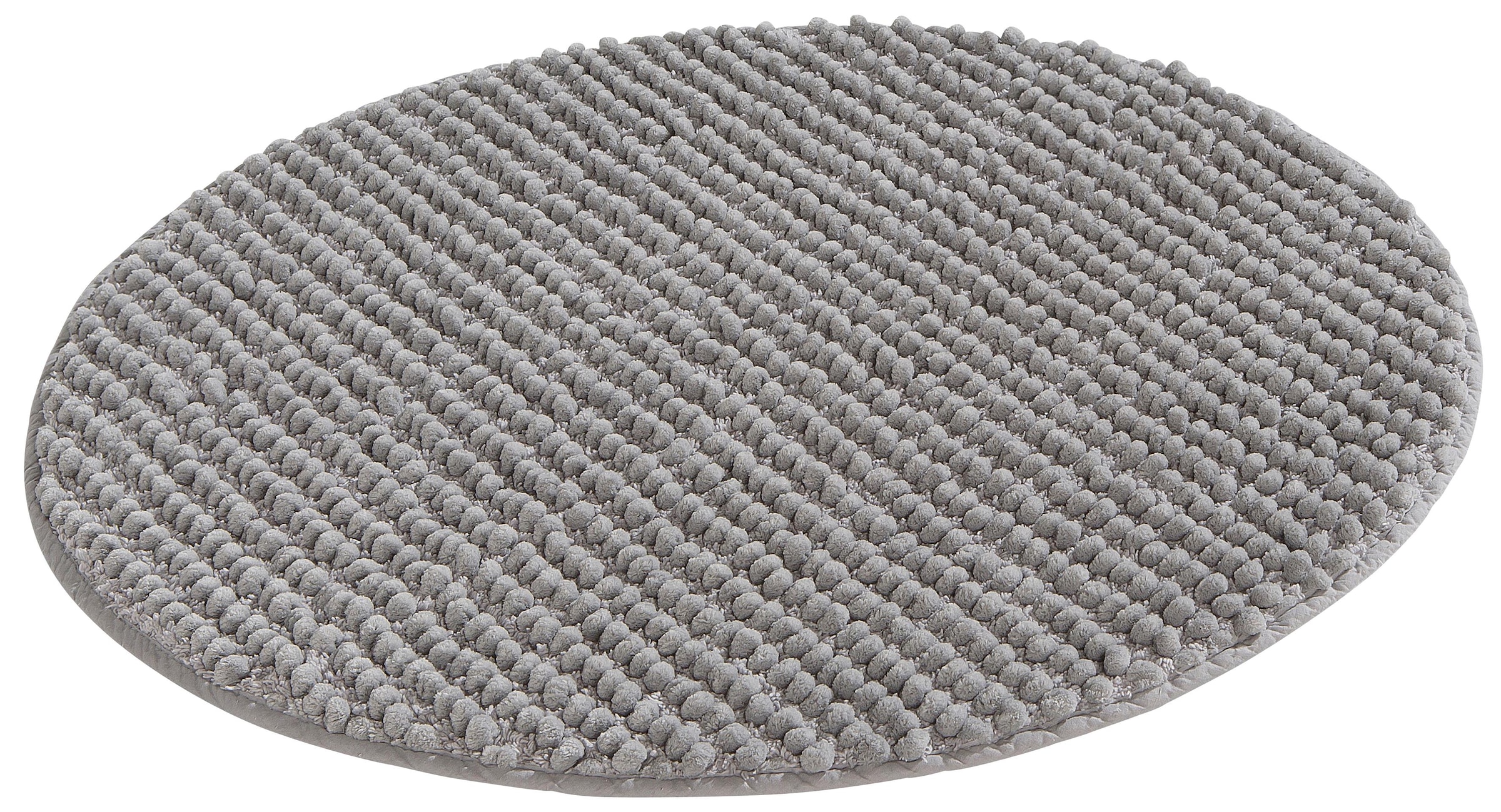 my home Badematte »Renat, Badvorleger, Badezimmer Teppich, Scandi«, fussbodenheizungsgeeignet-schnell trocknend-strapazierfähig, Badteppich, Badgarnitur, Chenille-Optik, auch als 3 tlg. Set