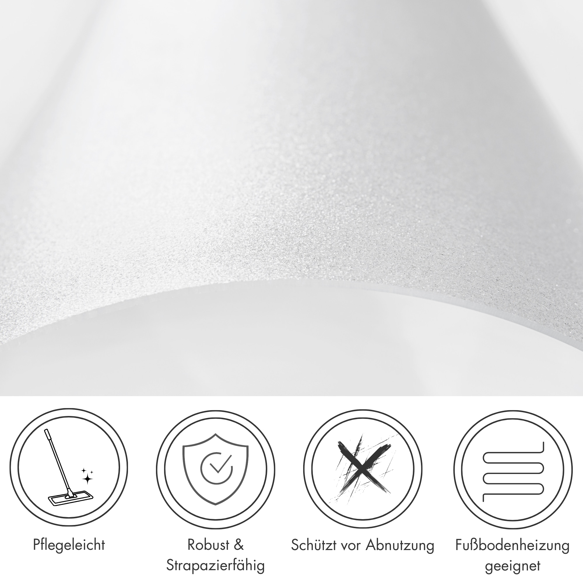 Andiamo Tapis de protection du sol »Premium Bürostuhlmatte, Made in Swiss« 1 cuis tlg. Bodenschutzplatte, robust & strapazierfähig für den täglichen Gebrauch