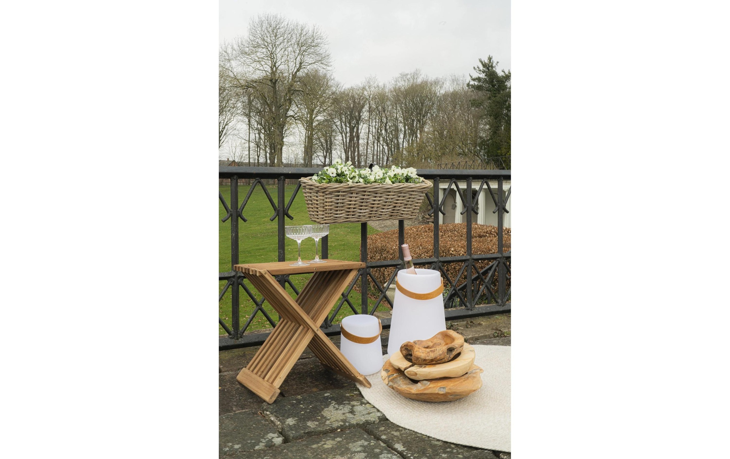 House Nordic Hocker »Hocker Erto 40 x 35 x 45 cm, Nature«