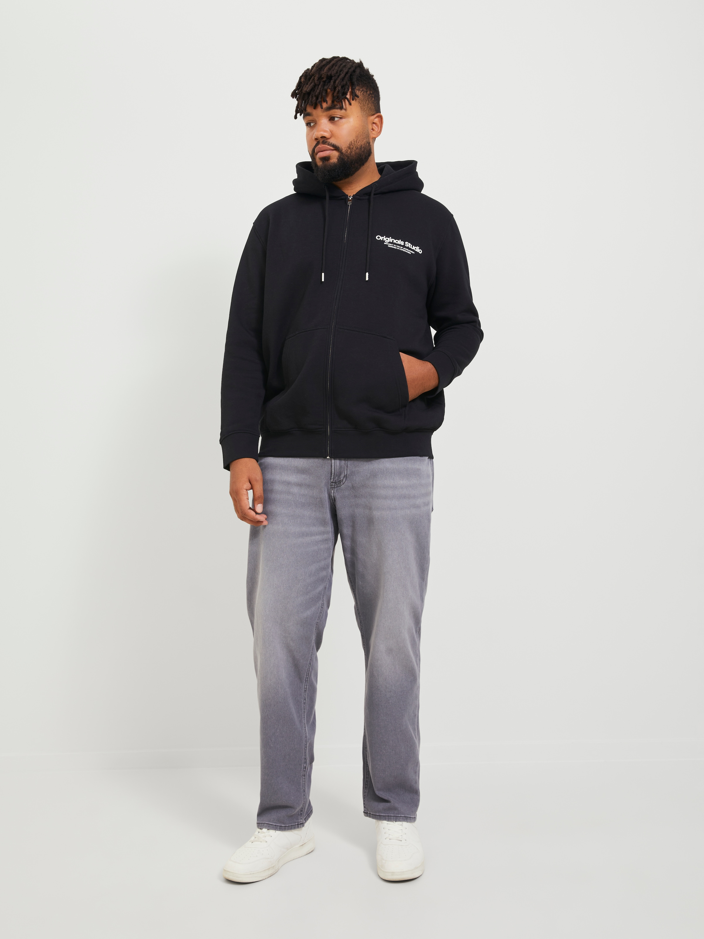 Jack & Jones PlusSize Kapuzensweatjacke »JORVESTERBRO SWEAT ZIP HOOD NOOS PLS«