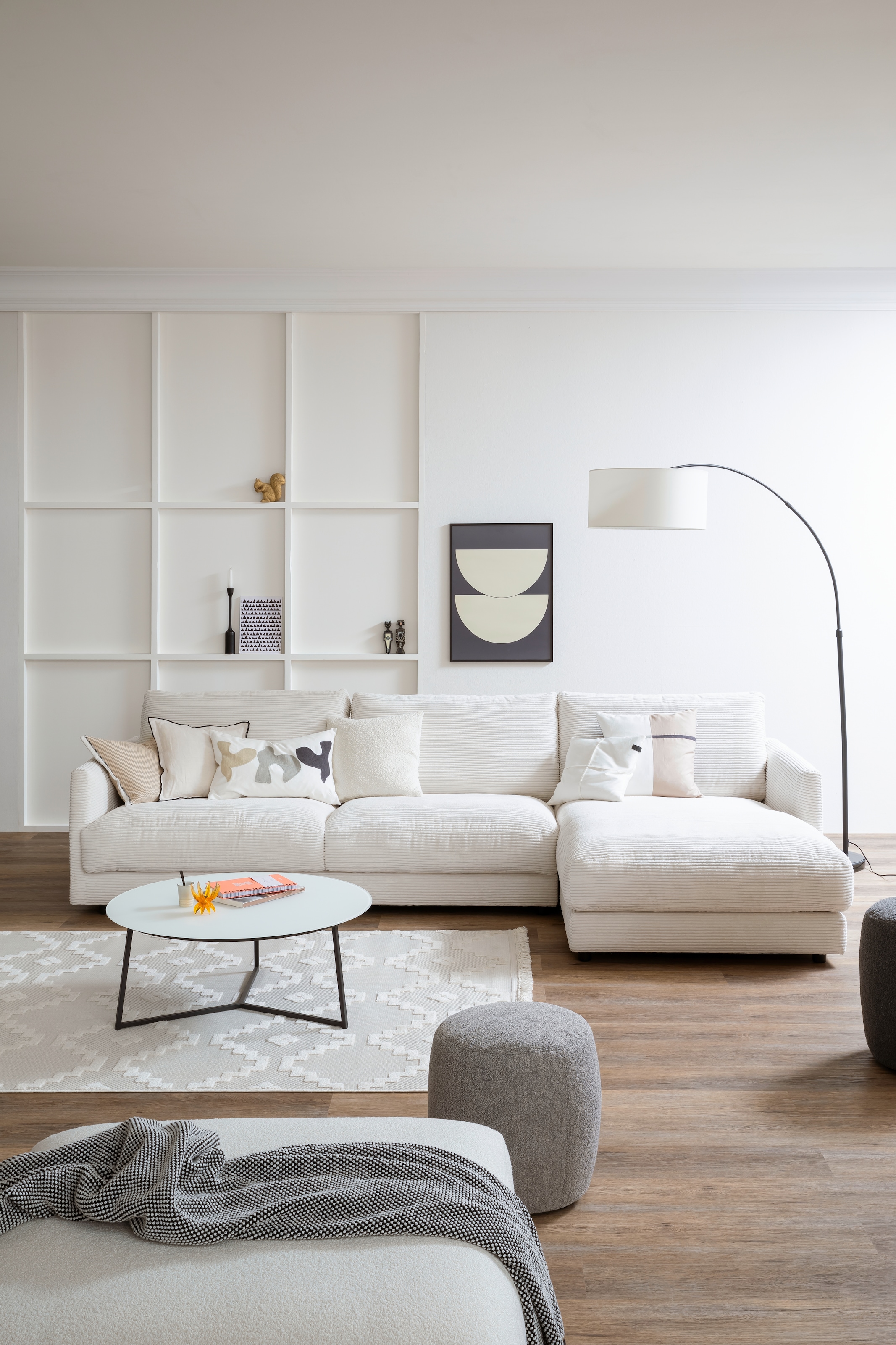 SCHÖNER WOHNEN-Kollektion Tapis »Summer 6352« Rectangulaire 6 mm Höhe In- und Outdoor geeignet, Hoch Tief Struktur, Robuster Teppich