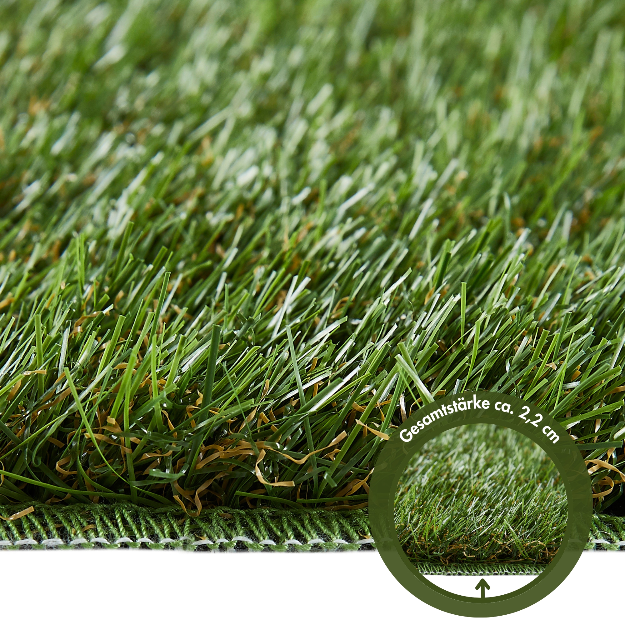 Andiamo Set de table »Kuba, ideale Tischdeko für Fussball Fans« Tischset 30/45 cm, Kunstrasen, natürliche Optik, waschbar