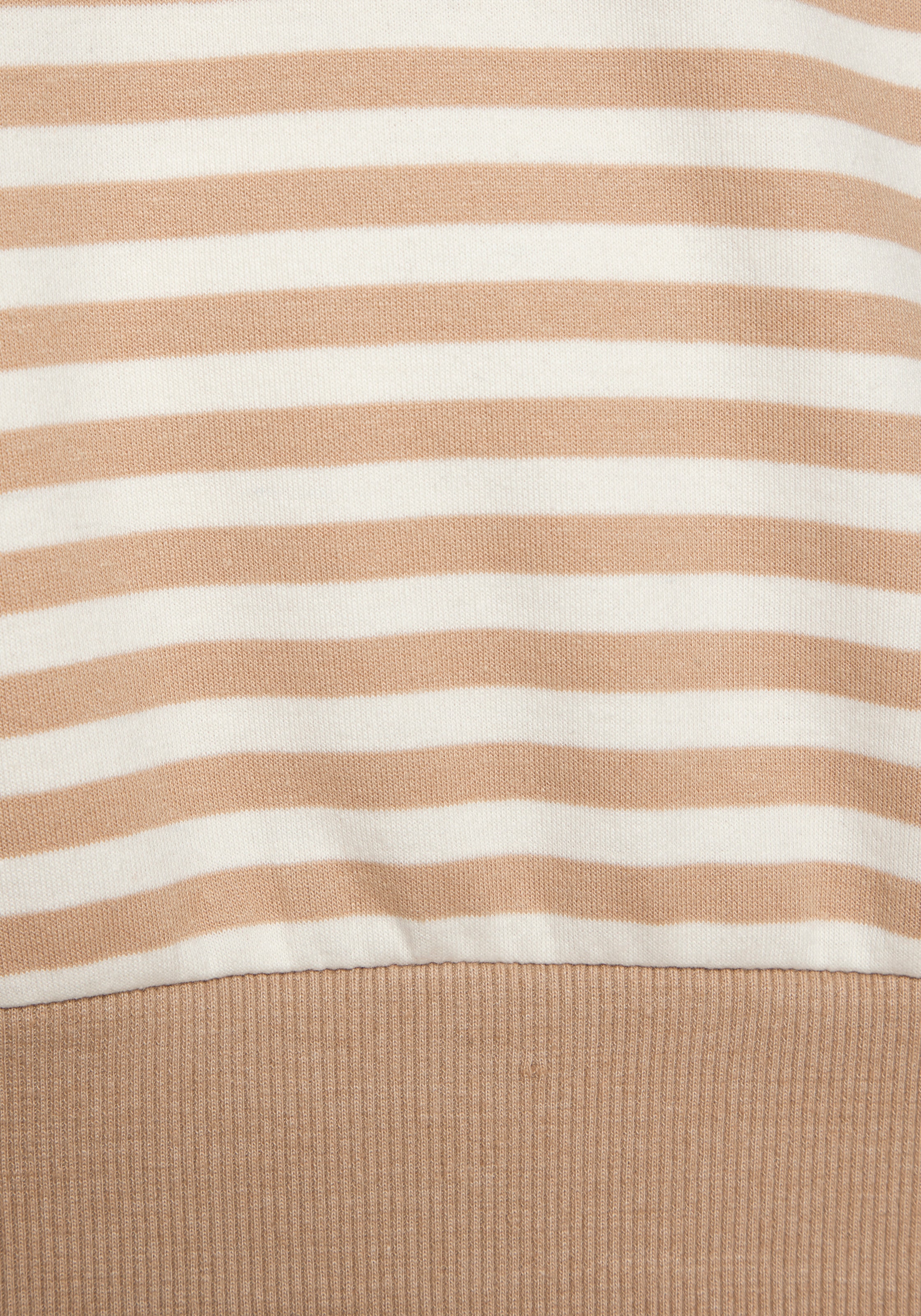 H.I.S Kapuzenpullover im Streifenlook mit grossen Print, Loungewear